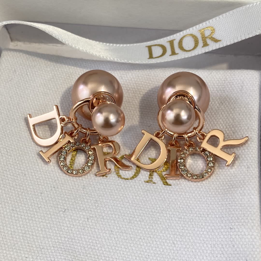 Dior Double Pearl Earrings Dior Double Pearl Earrings