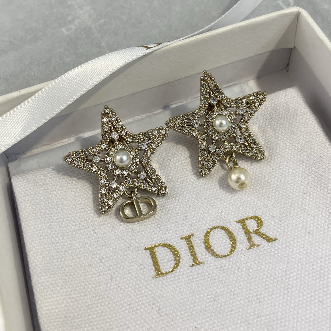 Dior Star Earrings