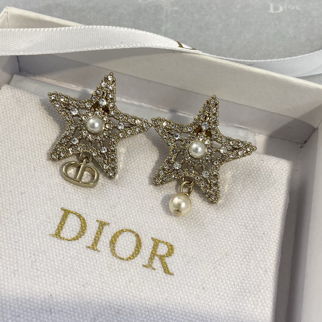 Dior Star Earrings