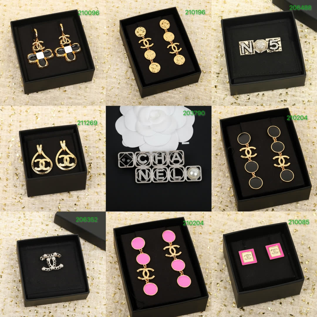 Dior Gold Tone Earrings
