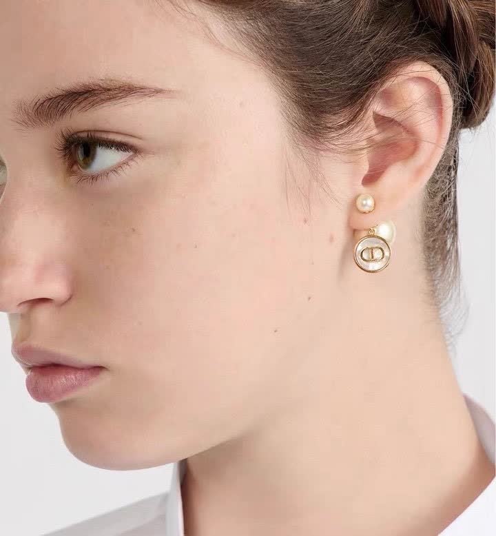 Dior Pearl Bee Earrings