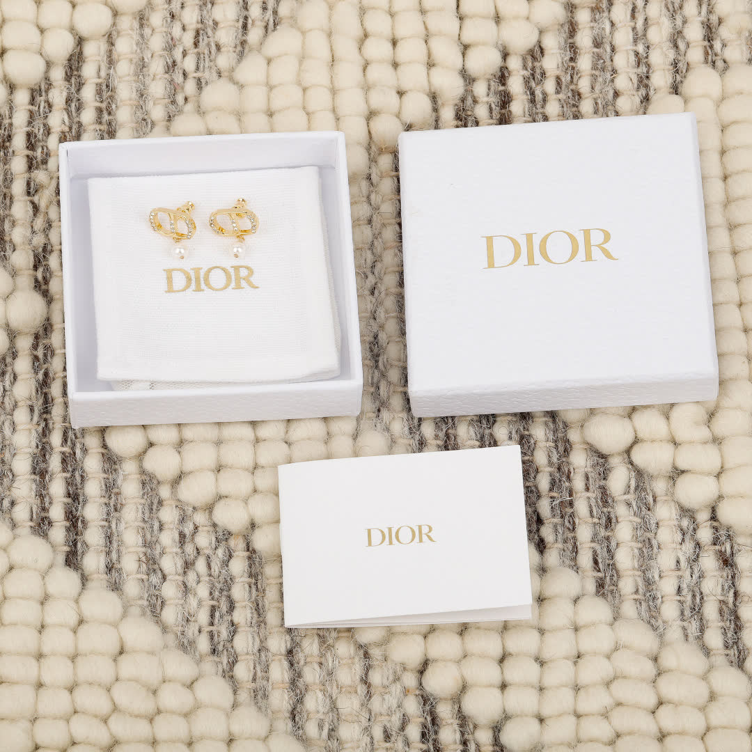 Dior Gold Crown Earrings Dior Gold Crown Earrings