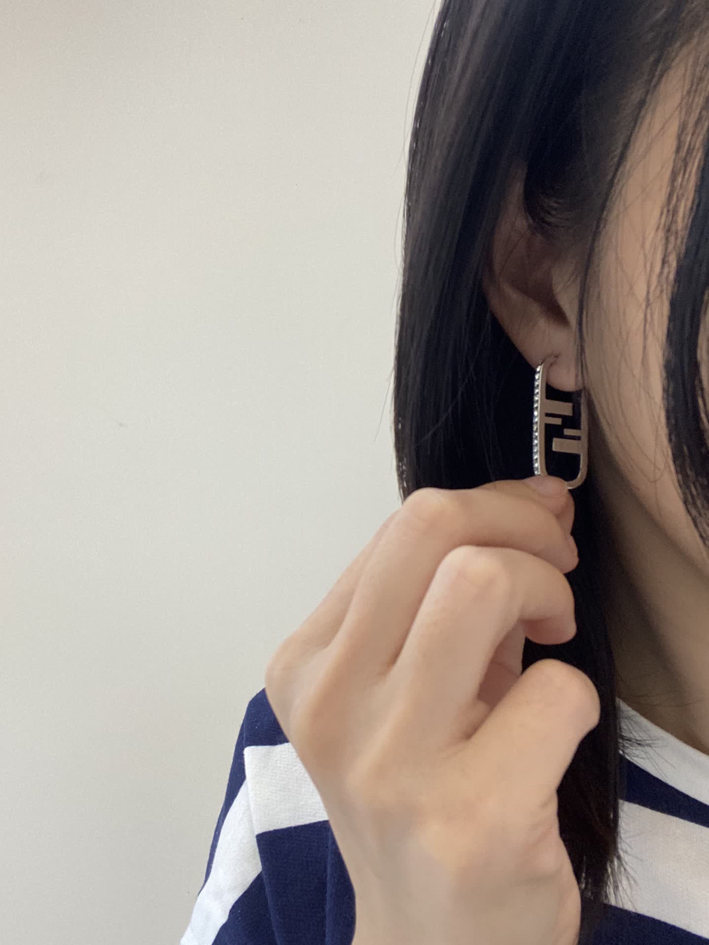 Fendi Logo Earrings
