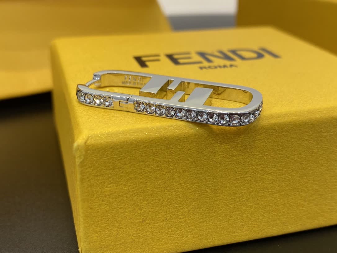 Fendi Logo Earrings