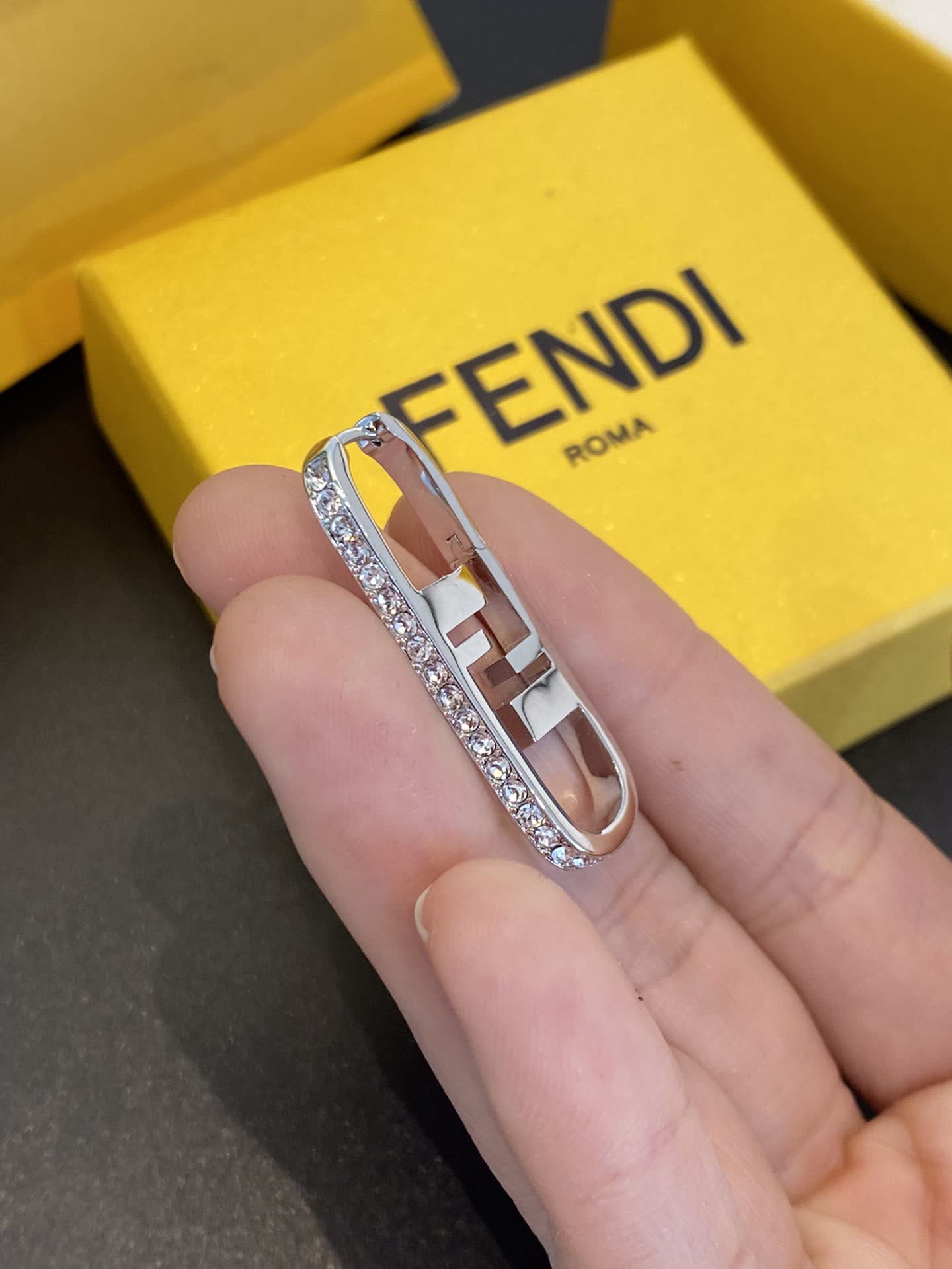 Fendi Logo Earrings