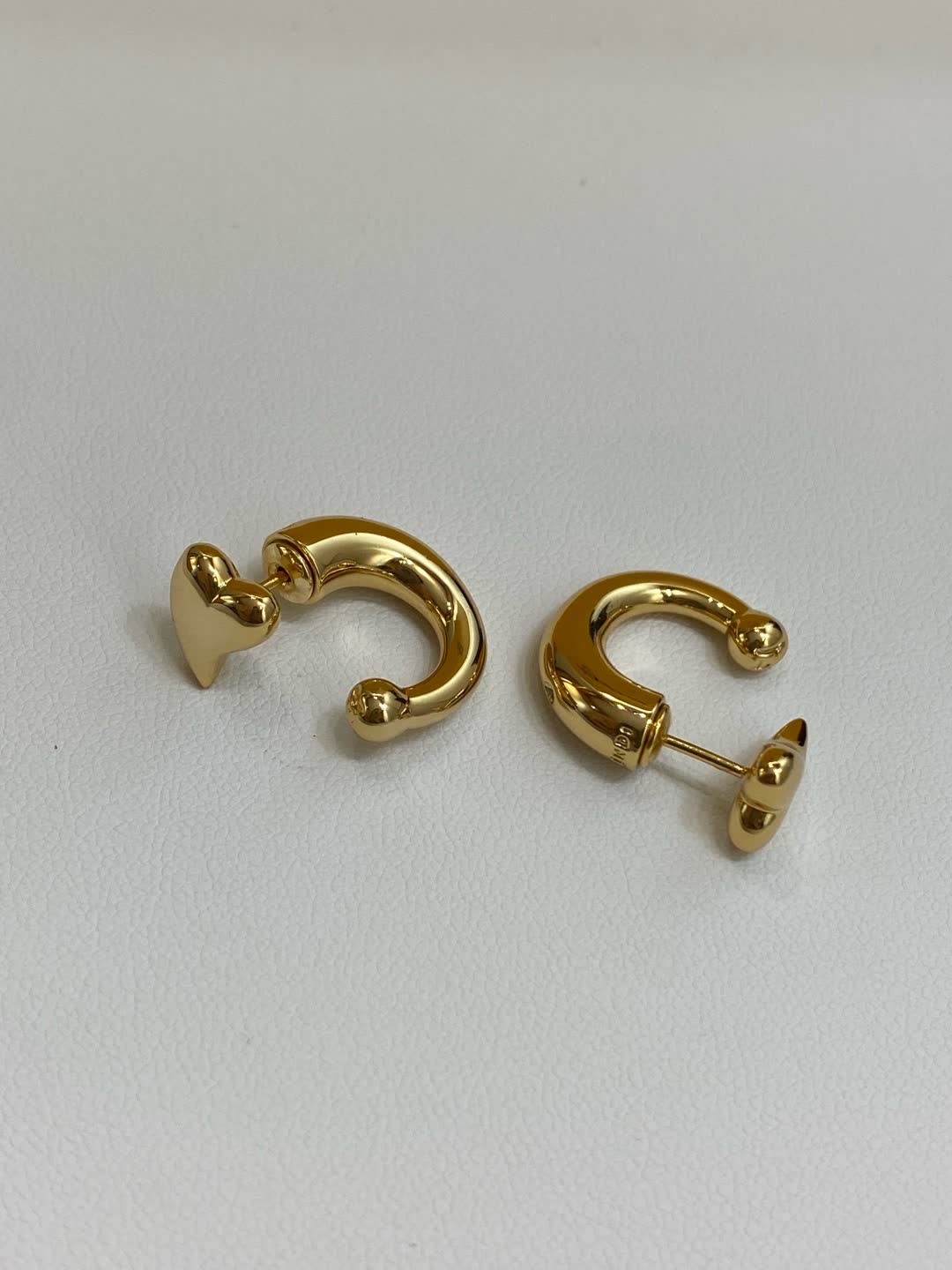 Fendi Roma Logo Stud Earrings