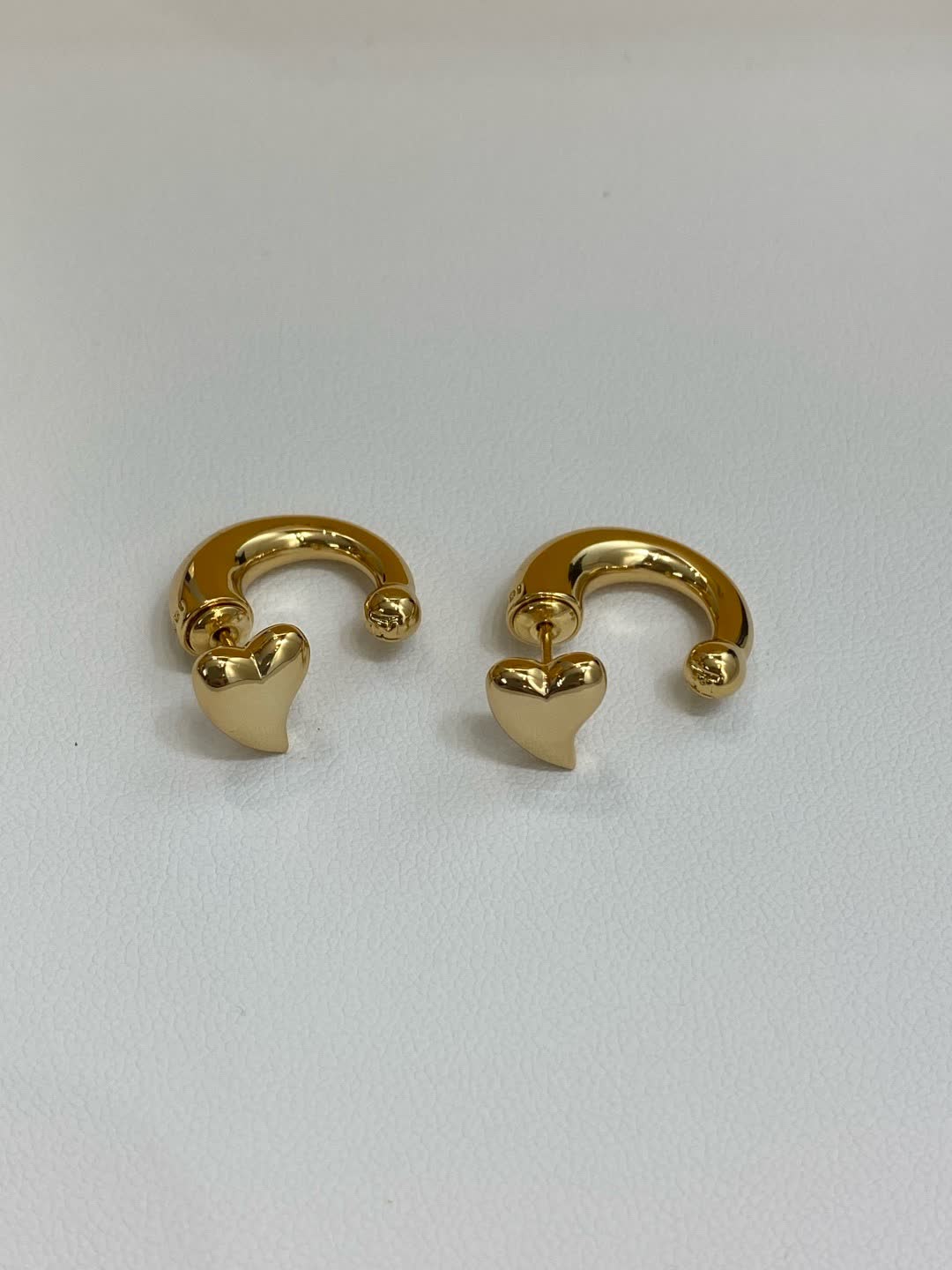 Fendi Roma Logo Stud Earrings