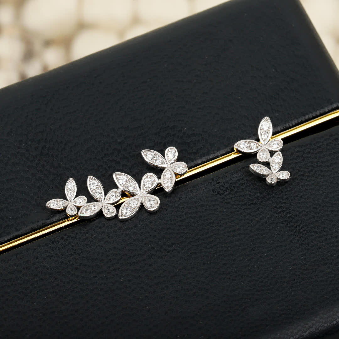 Graff Diamond Flower Stud Earrings