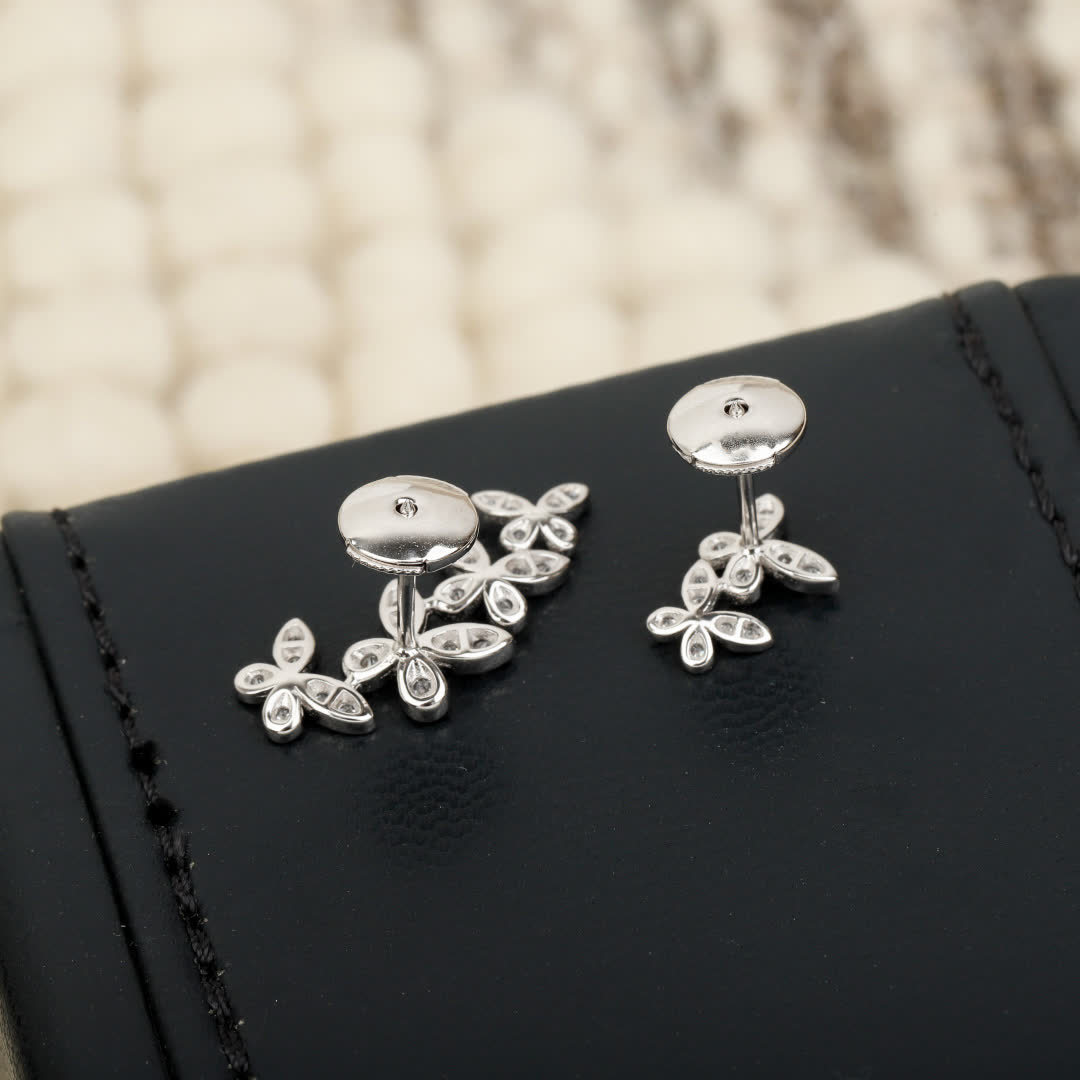 Graff Diamond Flower Stud Earrings