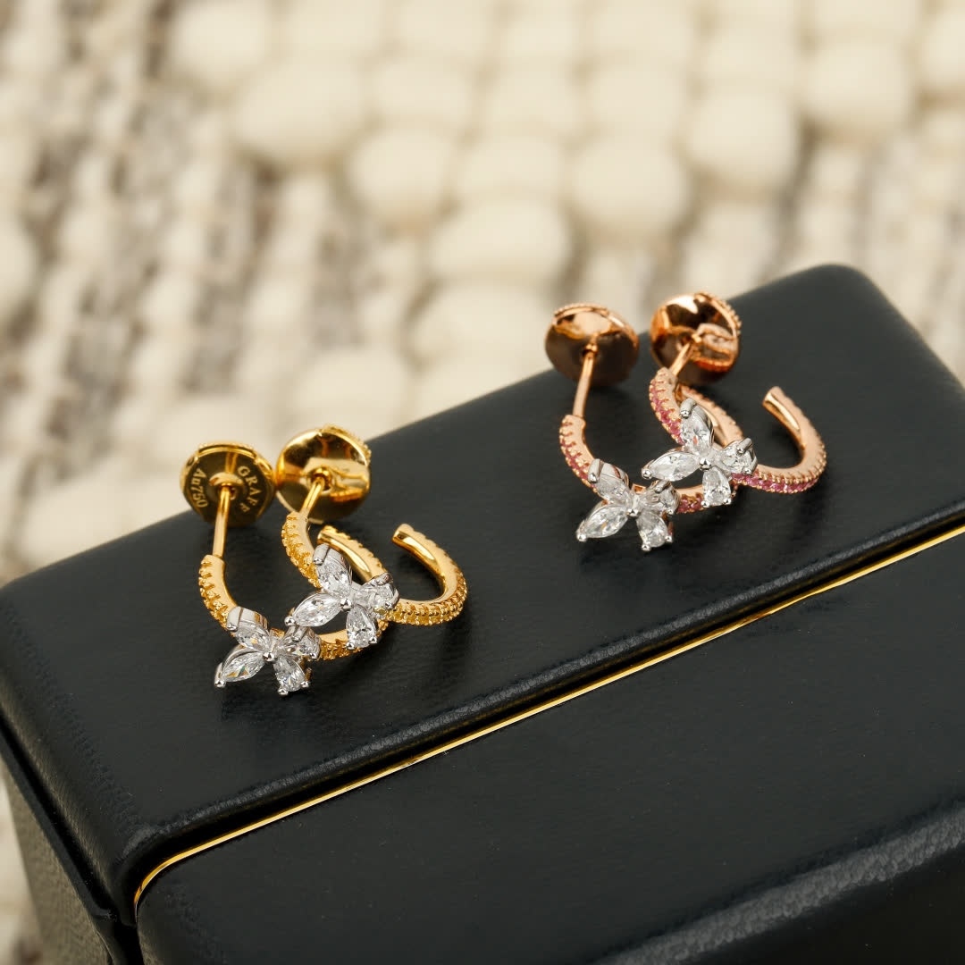 Graff Butterfly Stud Earrings