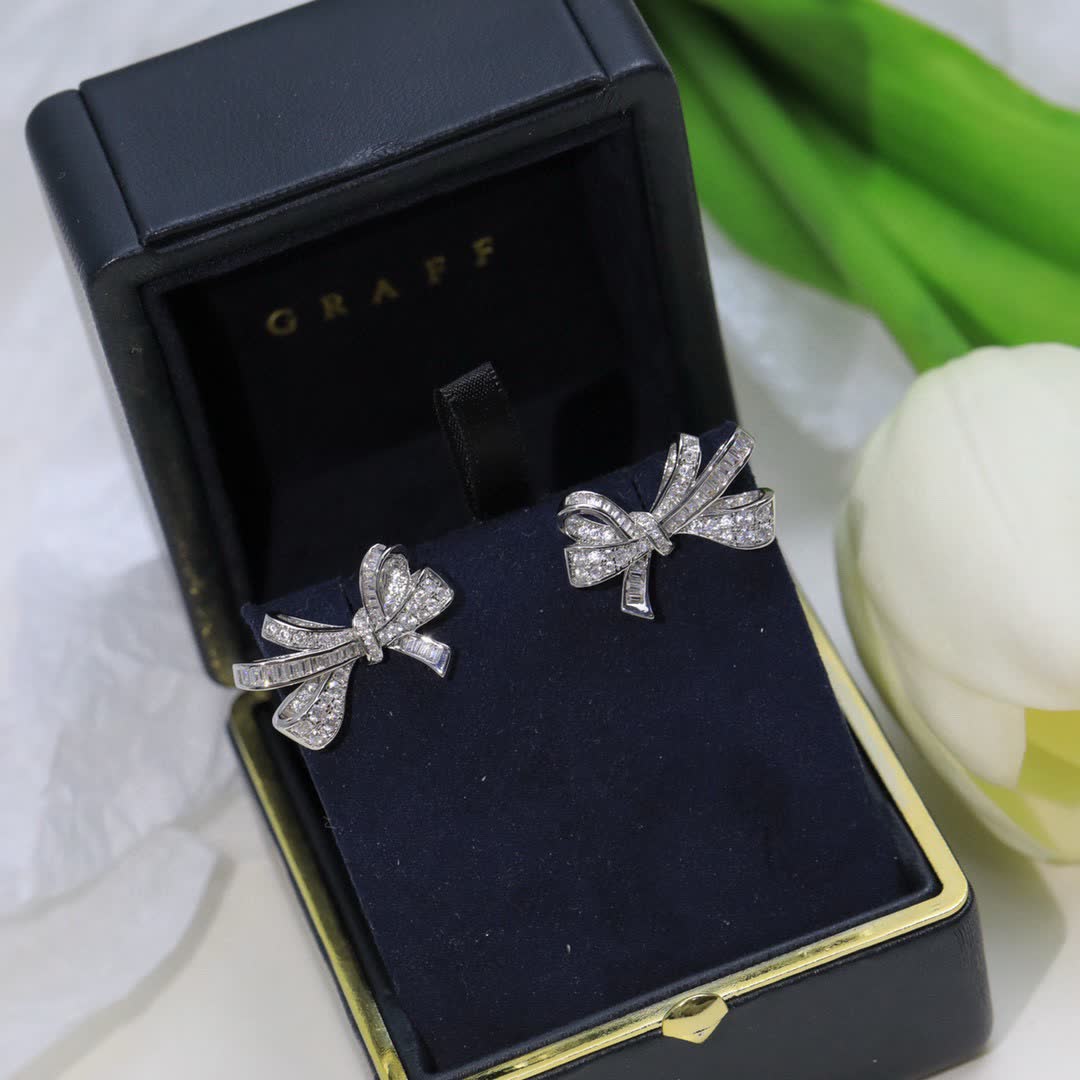 Graff Diamond Bow Earrings