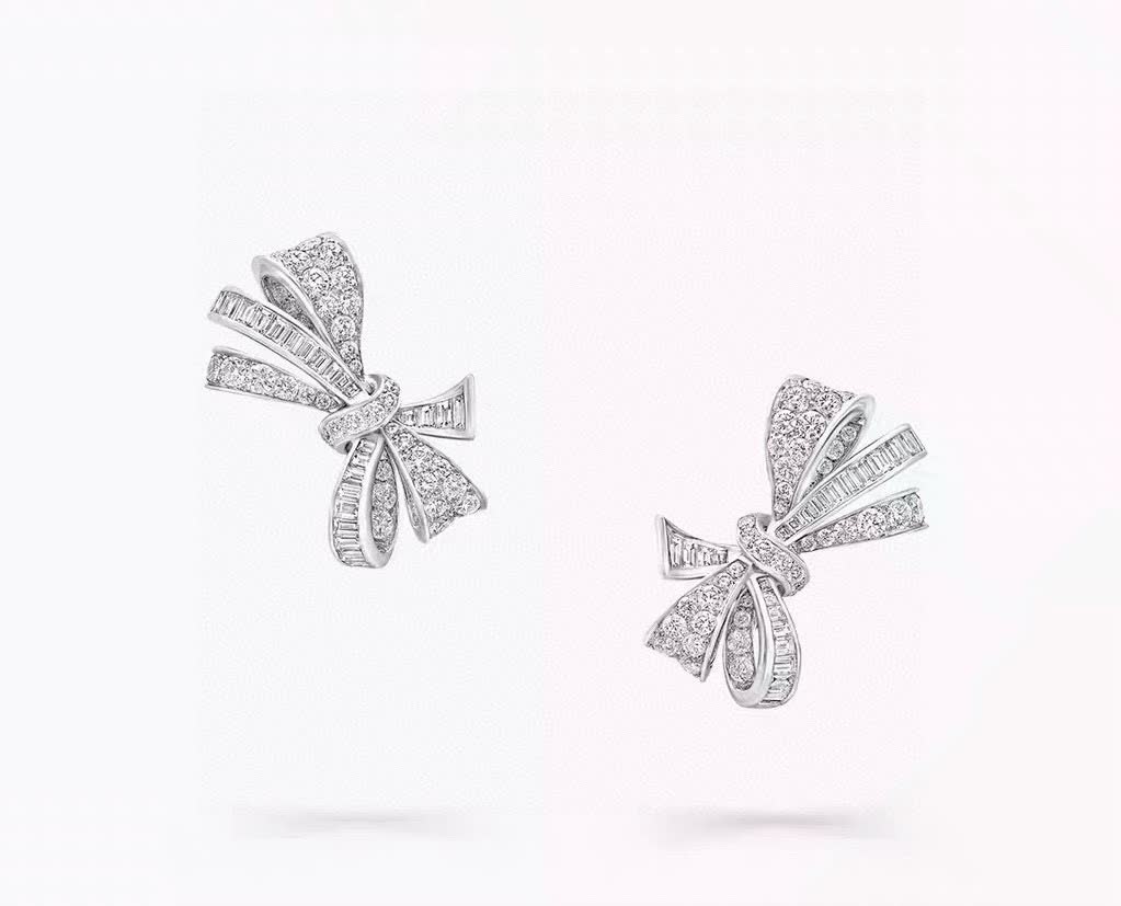Graff Diamond Bow Earrings