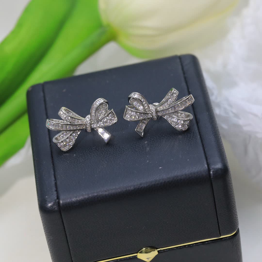 Graff Diamond Bow Earrings