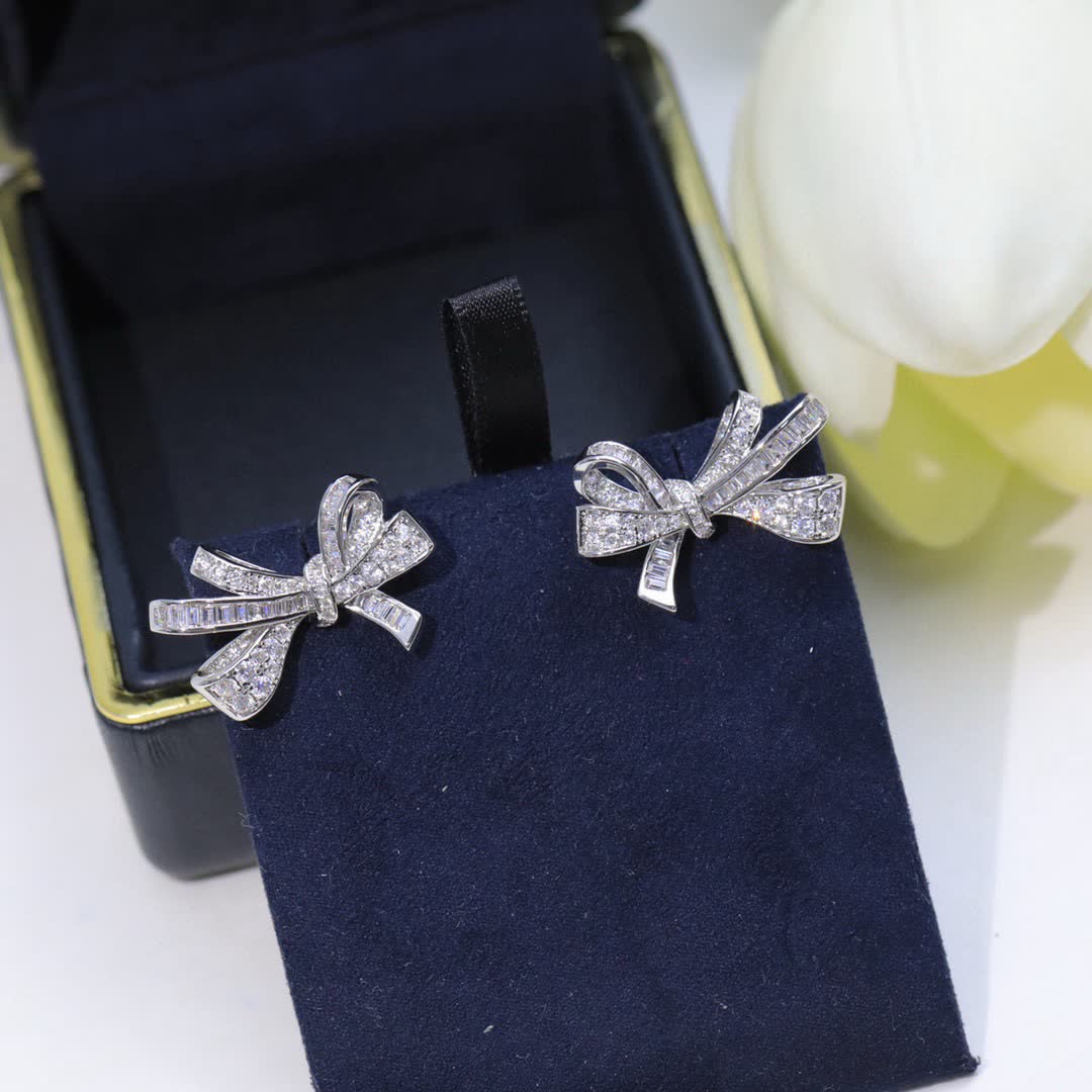 Graff Diamond Bow Earrings