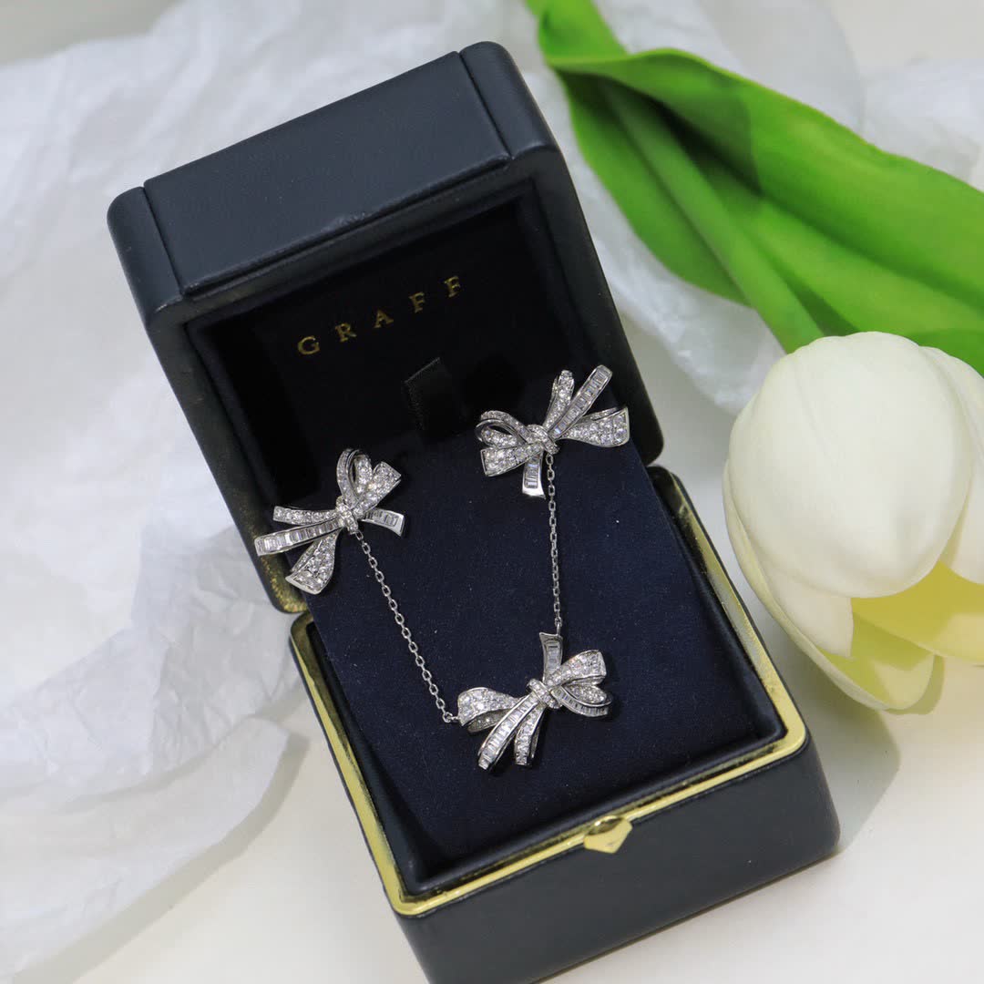 Graff Diamond Bow Earrings