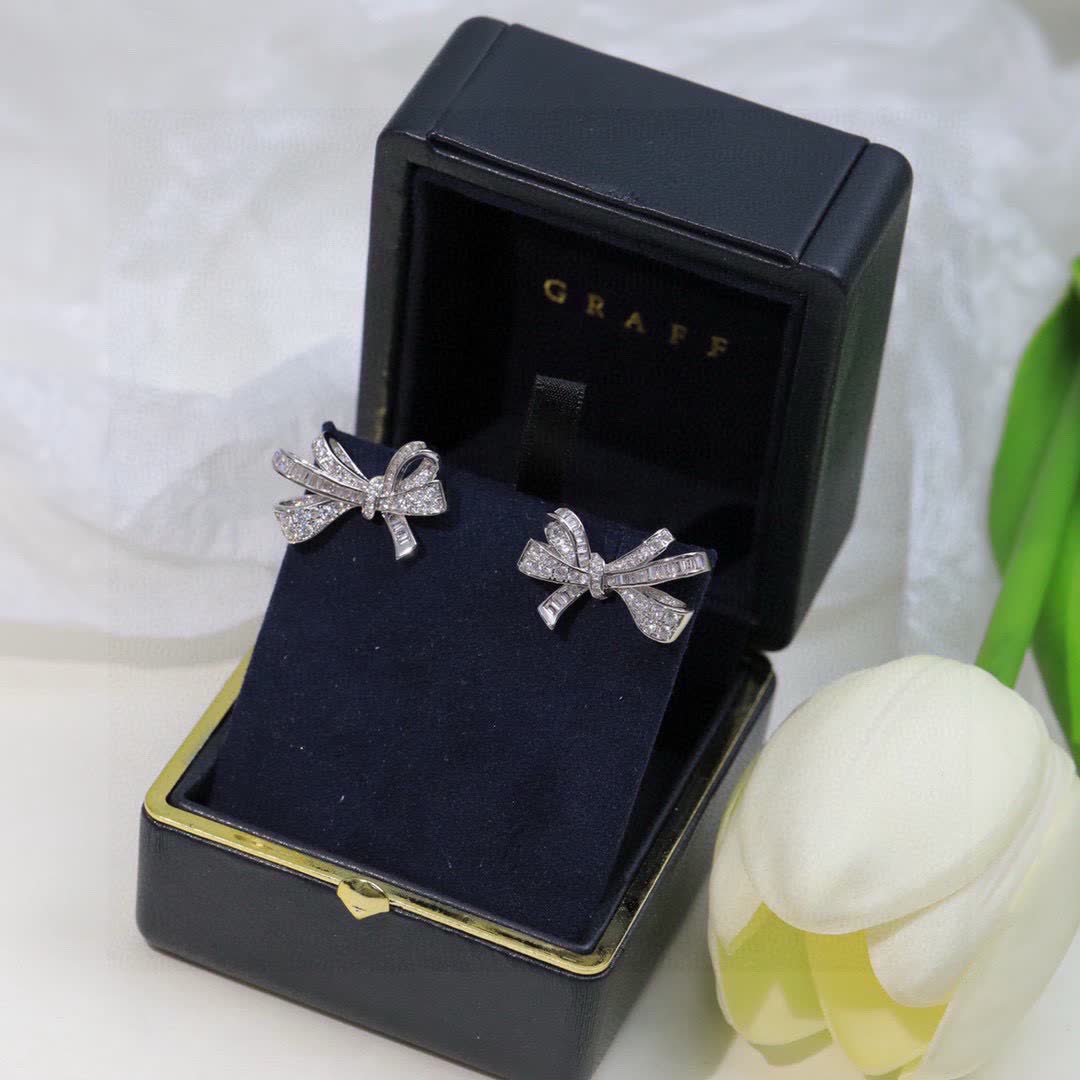 Graff Diamond Bow Earrings