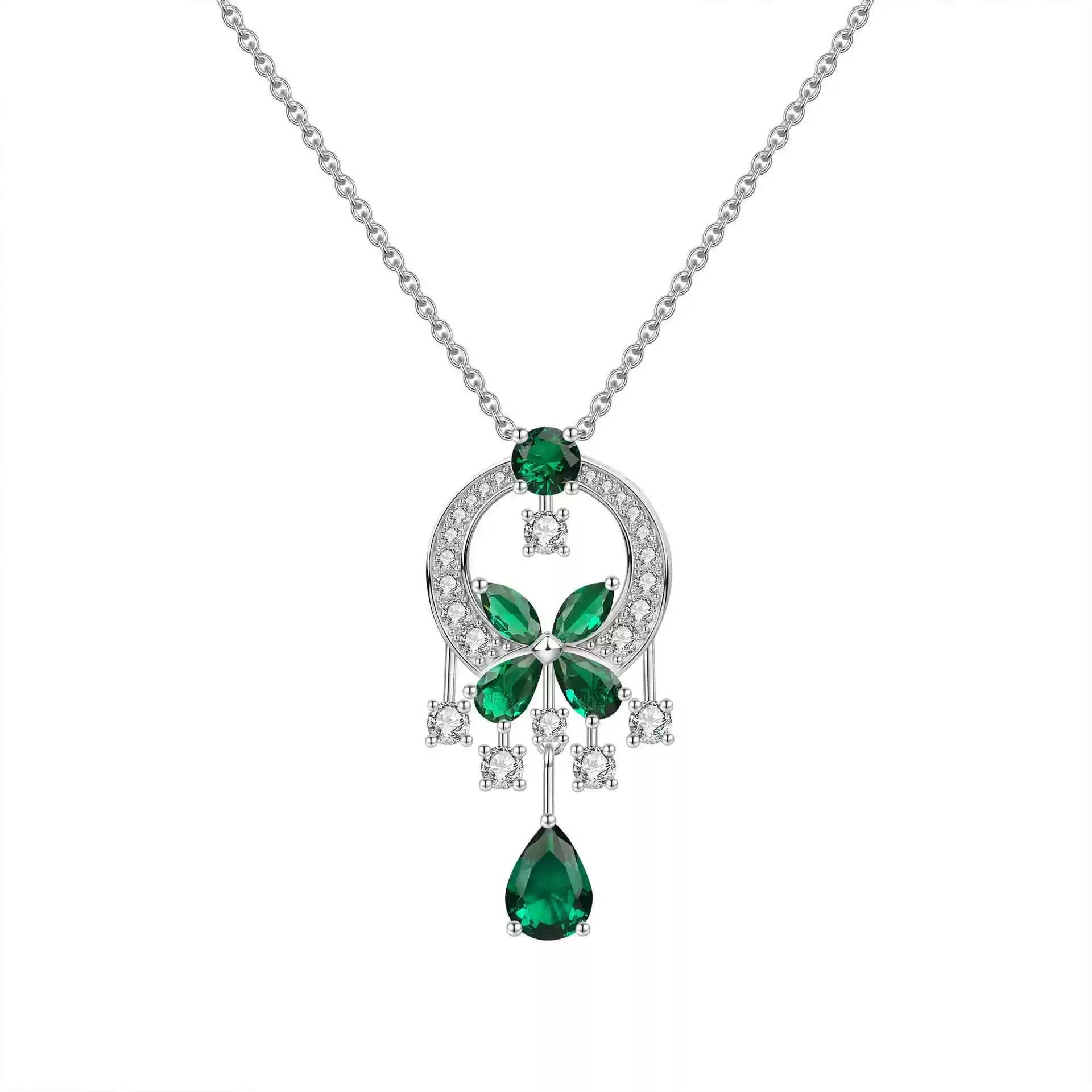 Graff Emerald and Diamond Earrings