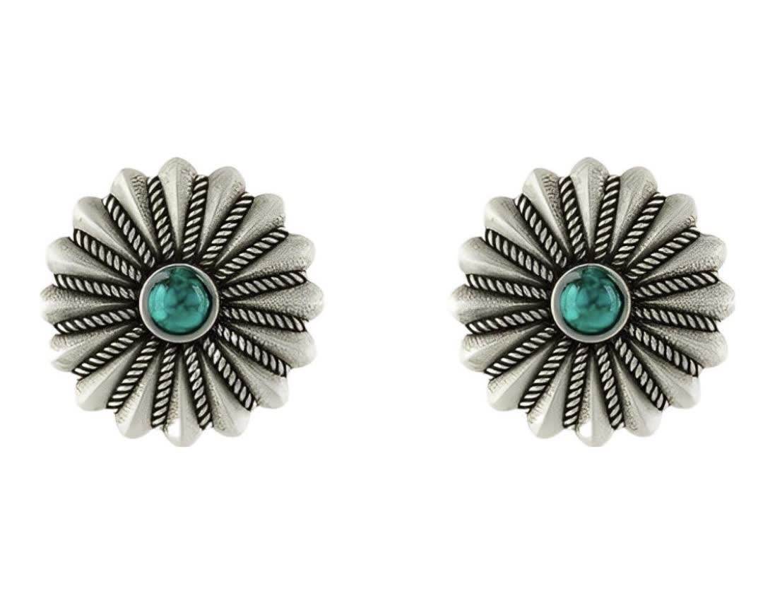 Gucci Turquoise Silver Stud Earrings Gucci Turquoise Silver Stud Earrings