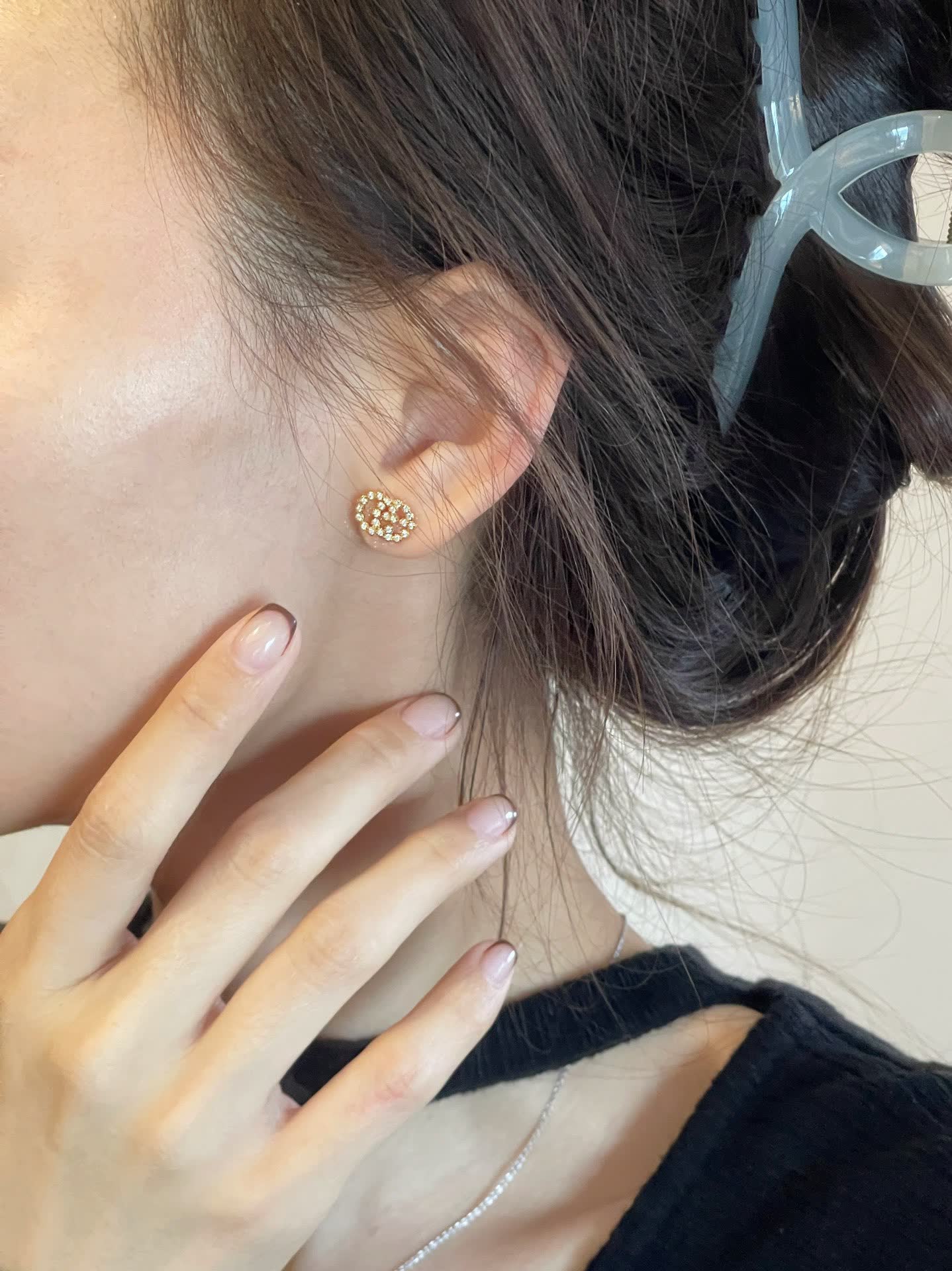 Gucci Interlocking G Stud Earrings