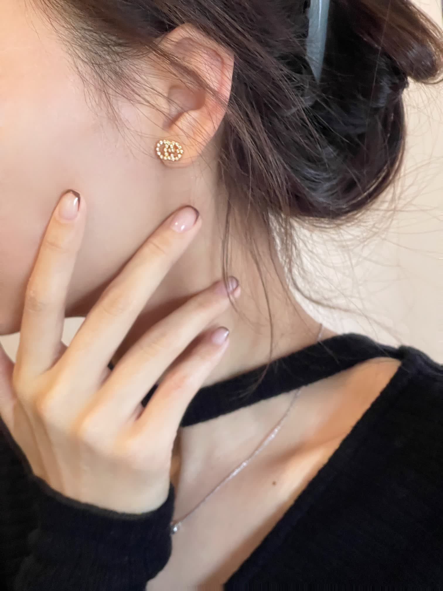 Gucci Interlocking G Stud Earrings