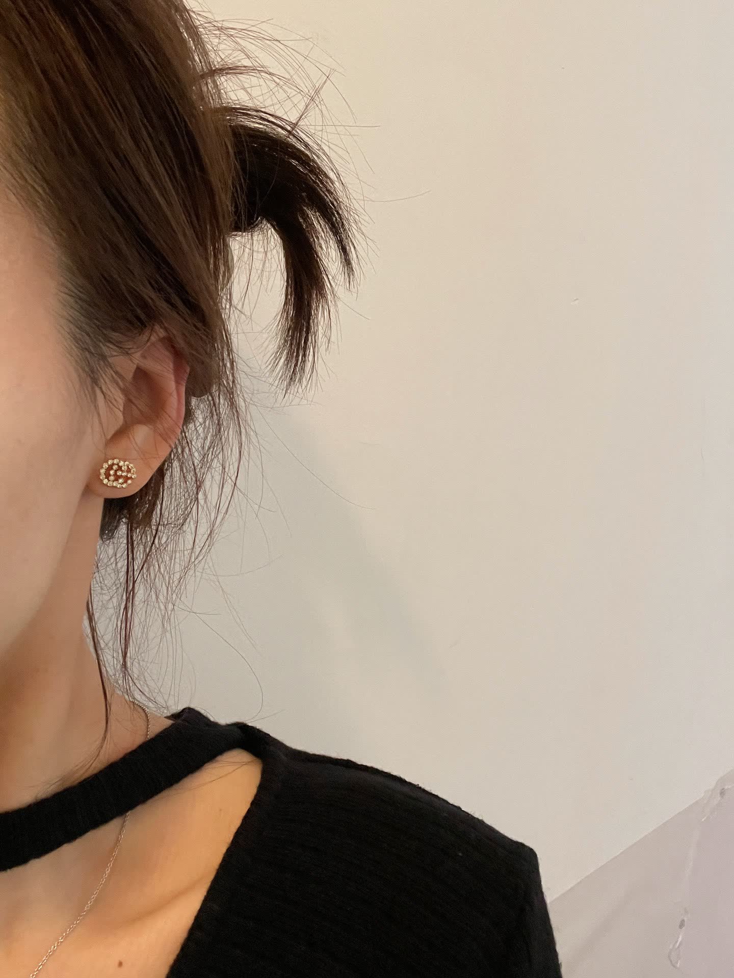 Gucci Interlocking G Stud Earrings
