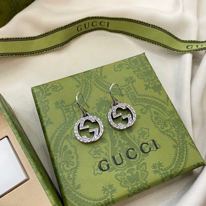 Gucci Silver Interlocking G Earrings Gucci Silver Interlocking G Earrings