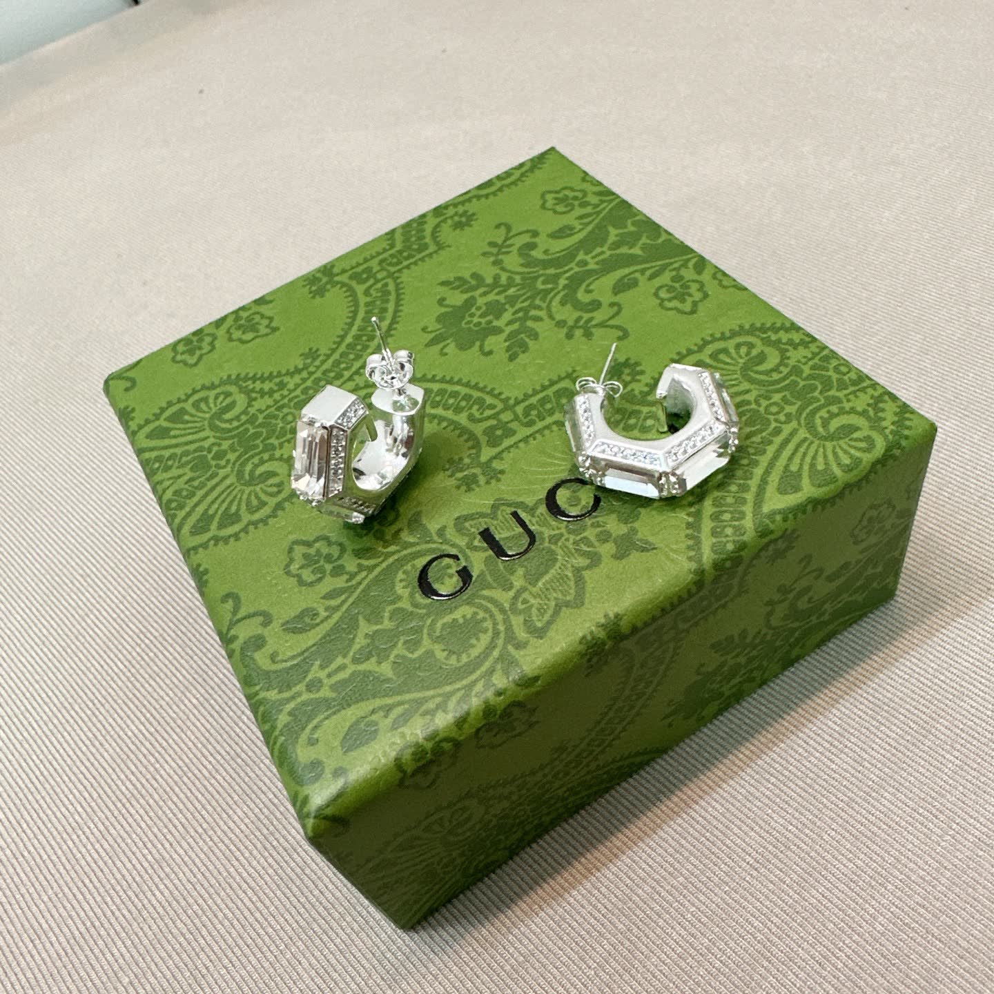 Gucci Silver Hoop Earrings