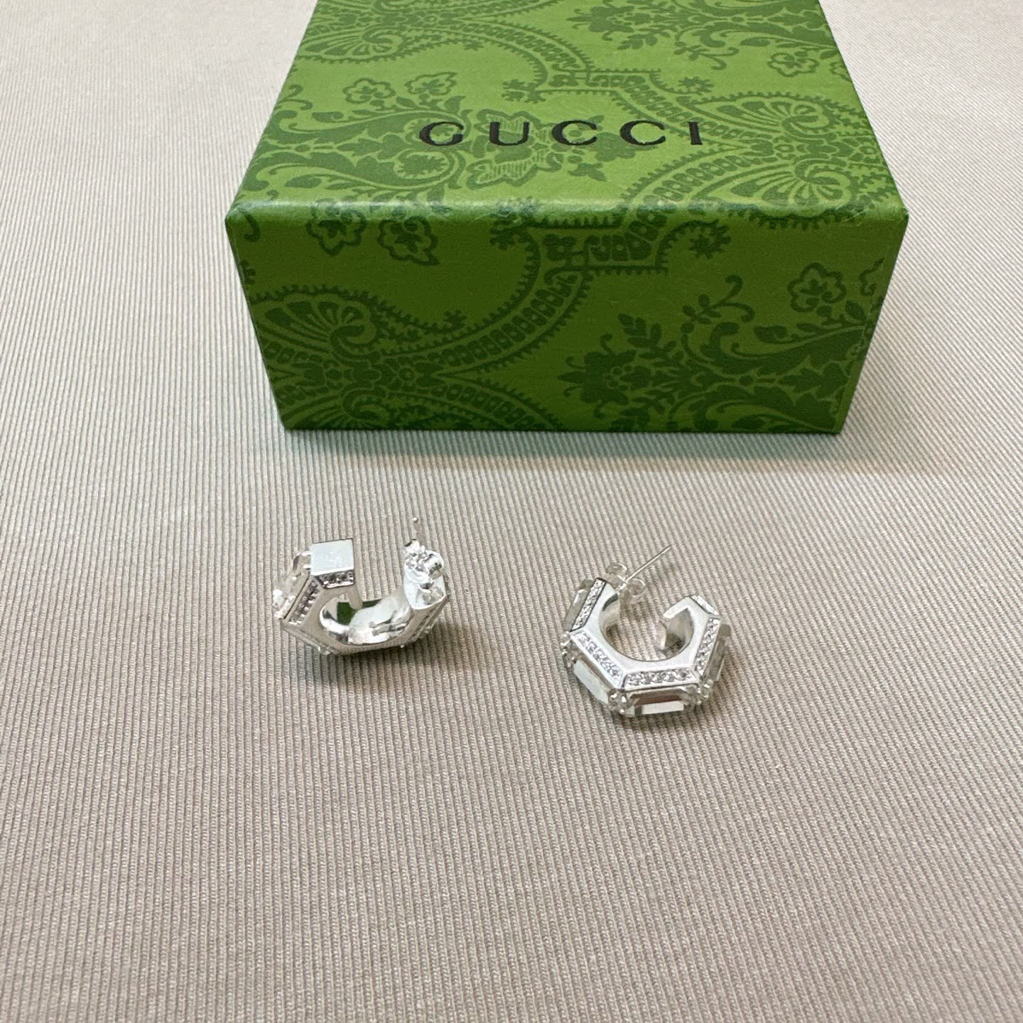 Gucci Silver Hoop Earrings