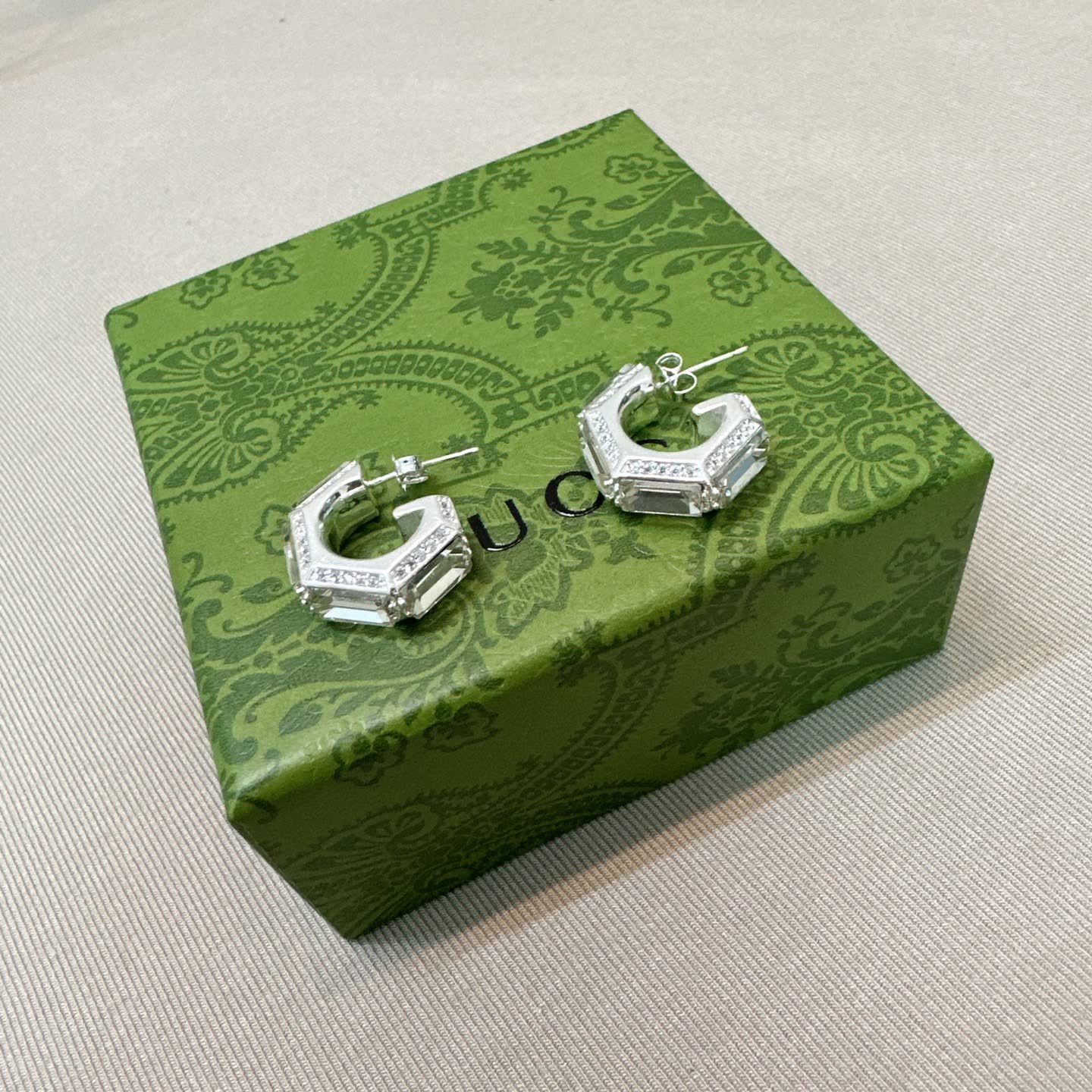 Gucci Silver Hoop Earrings