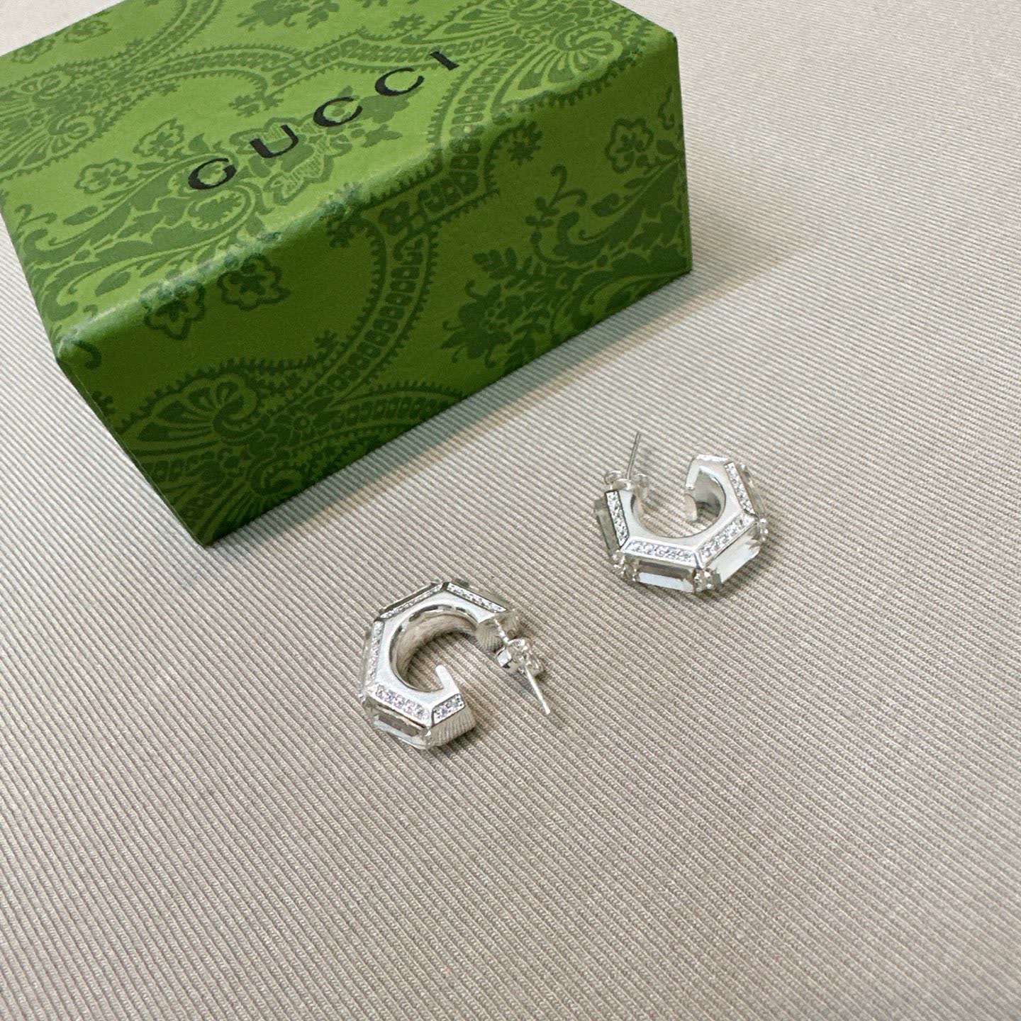 Gucci Silver Hoop Earrings