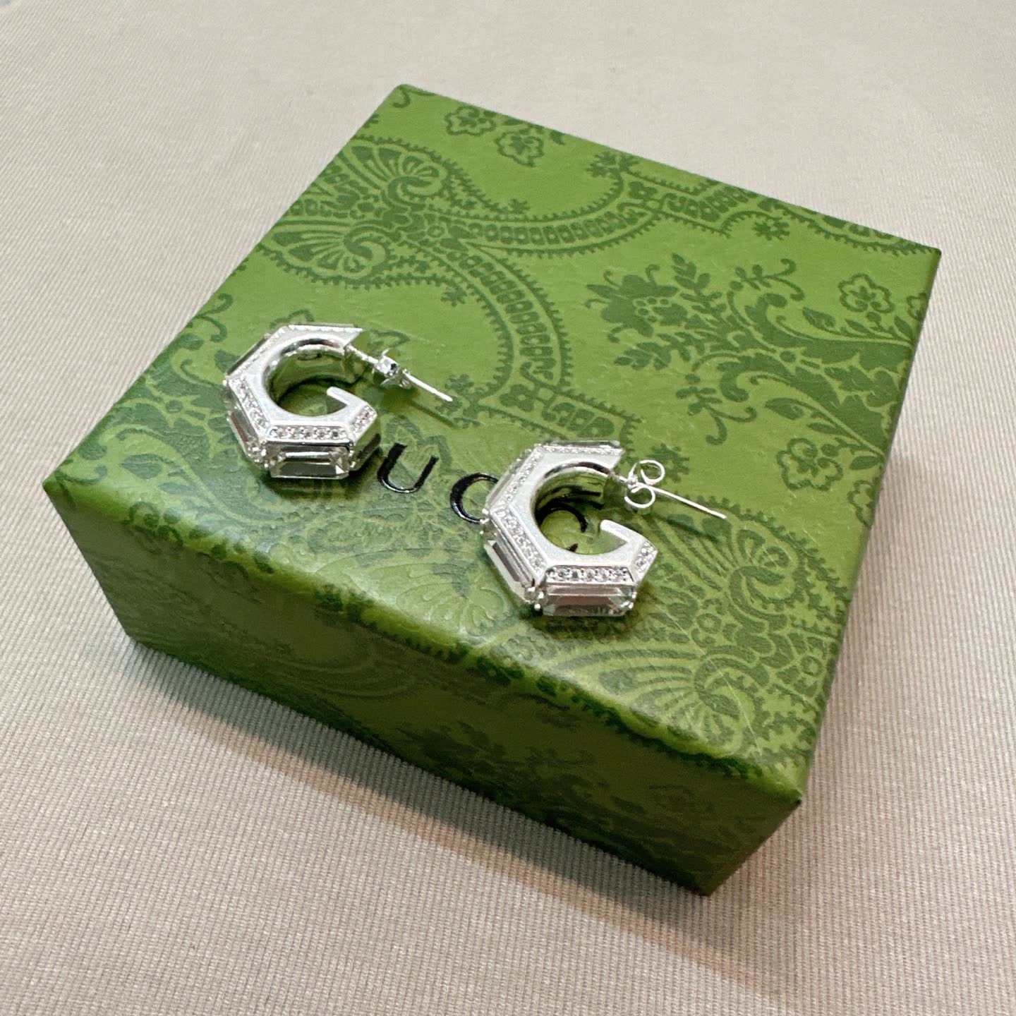 Gucci Silver Hoop Earrings