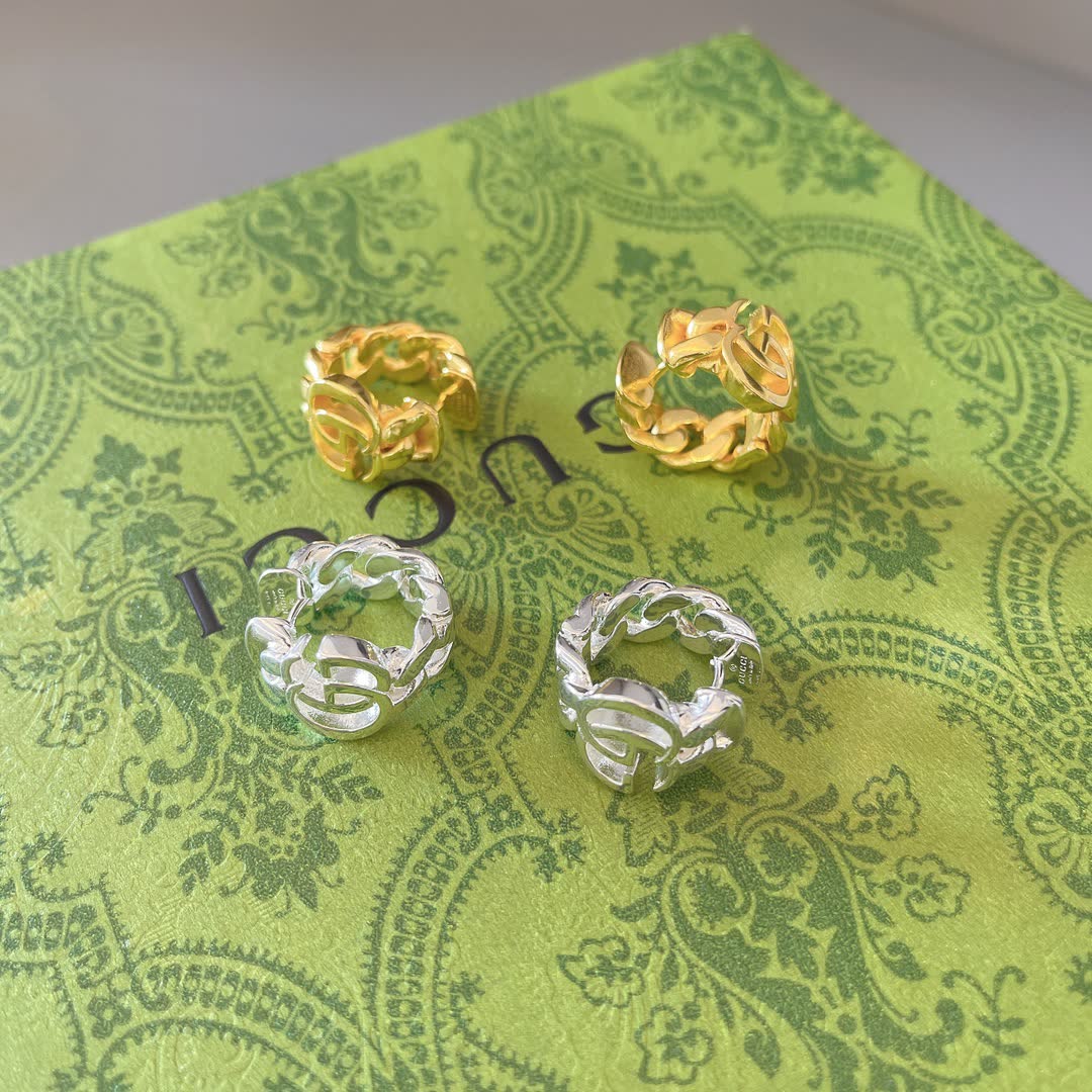 Gucci Interlocking G Hoop Earrings