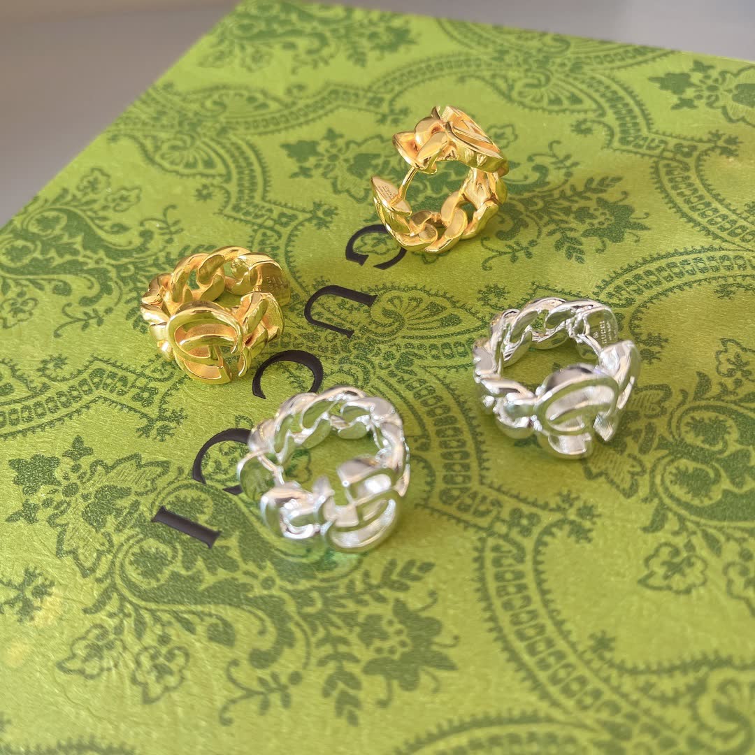 Gucci Interlocking G Hoop Earrings
