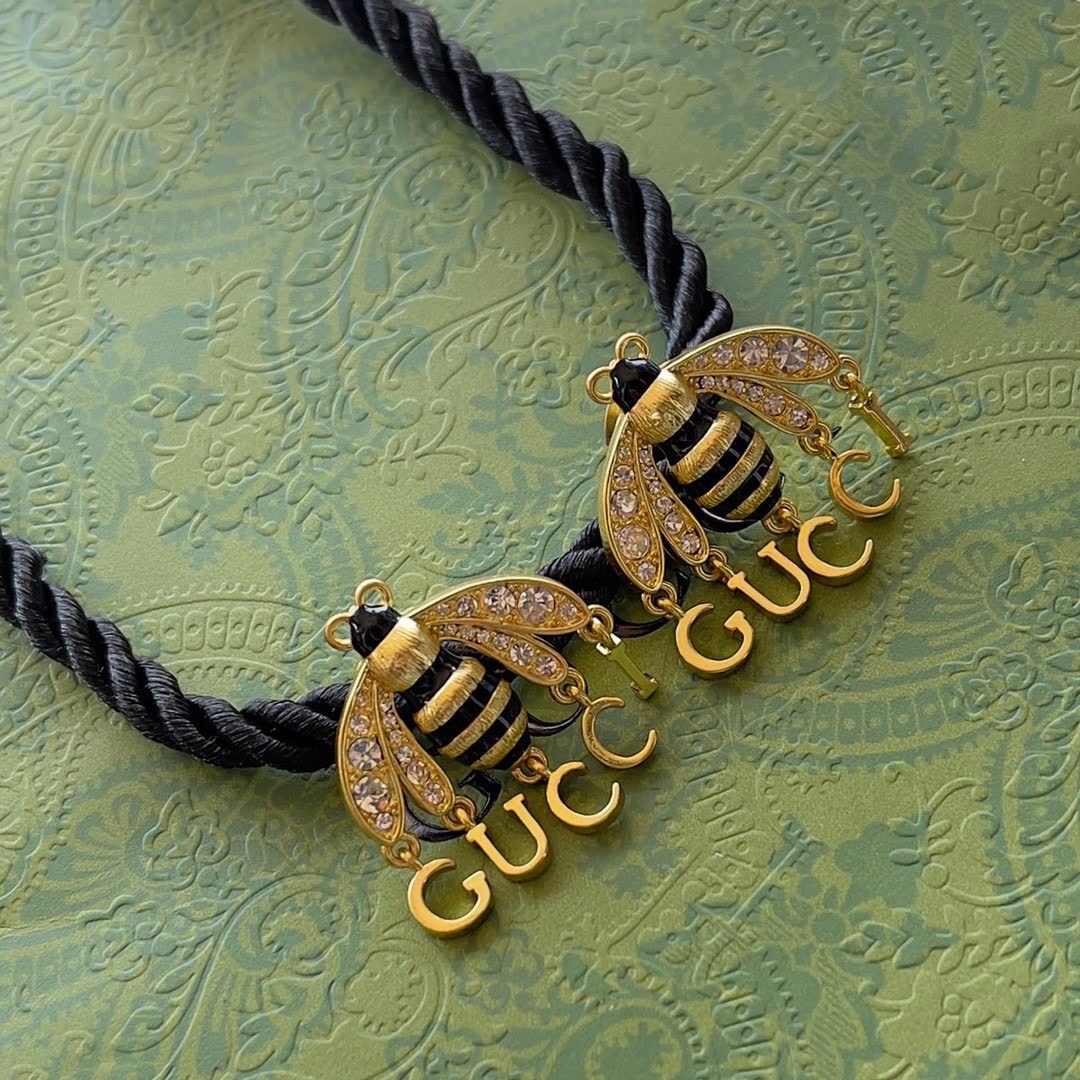 Gucci Gold Bee Earrings