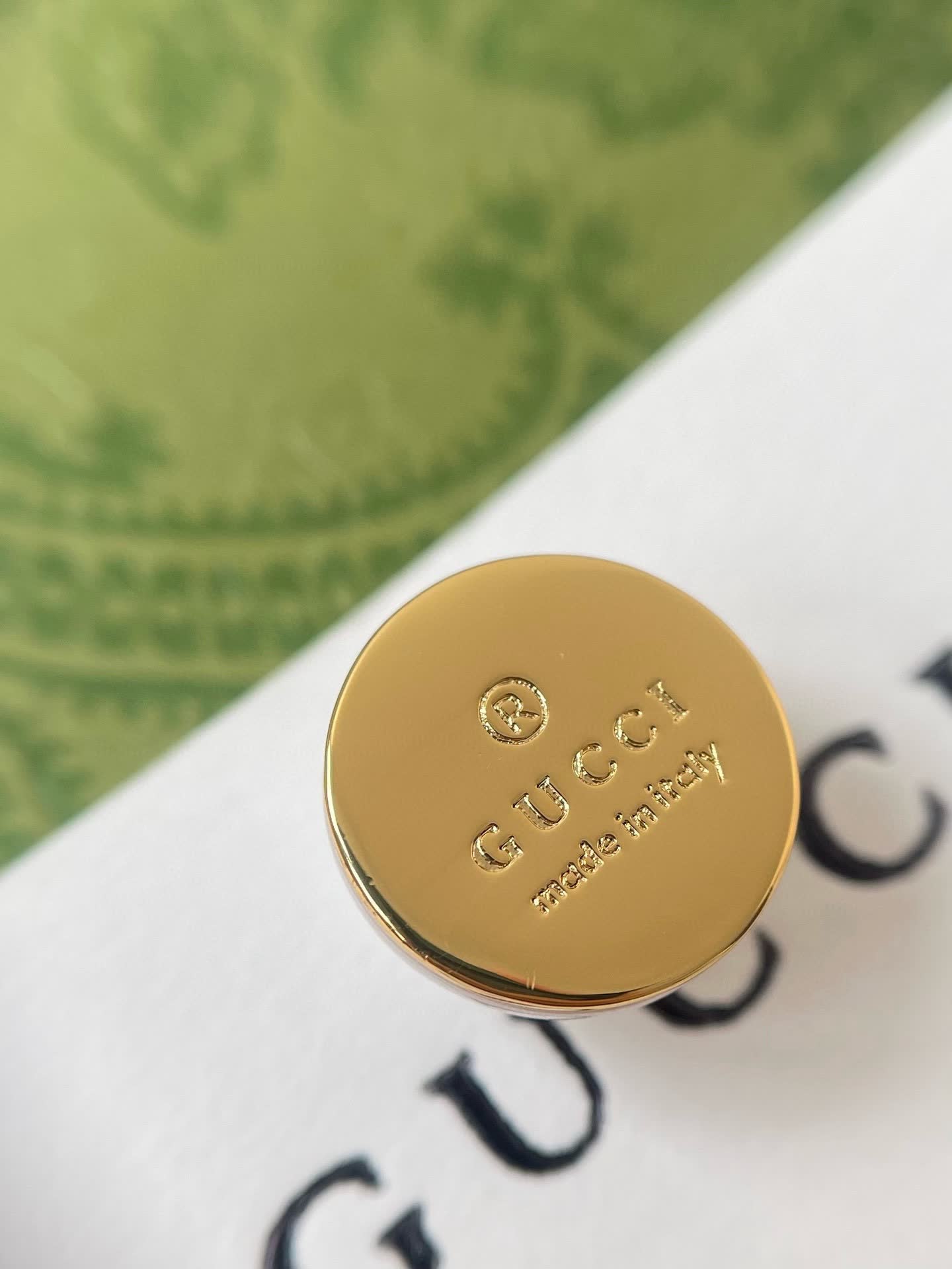 Gucci Gold Pearl Stud Earrings