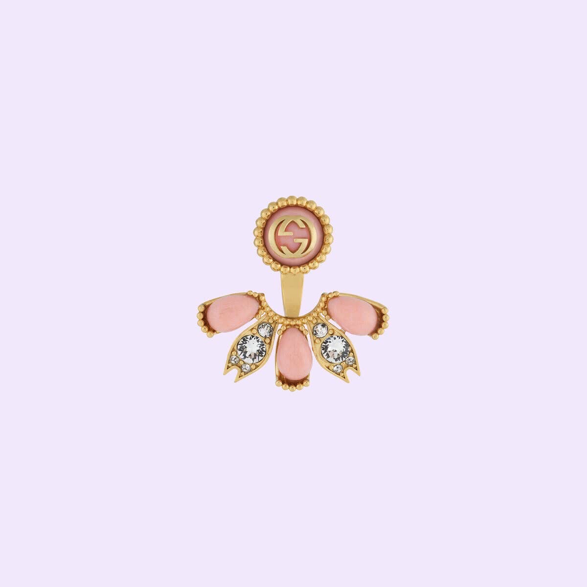 Gucci Pink Crystal Earring