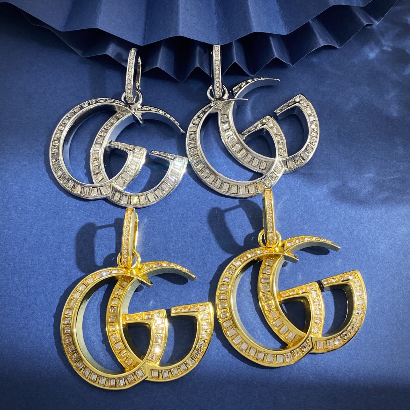 Gucci Double G Logo Earrings
