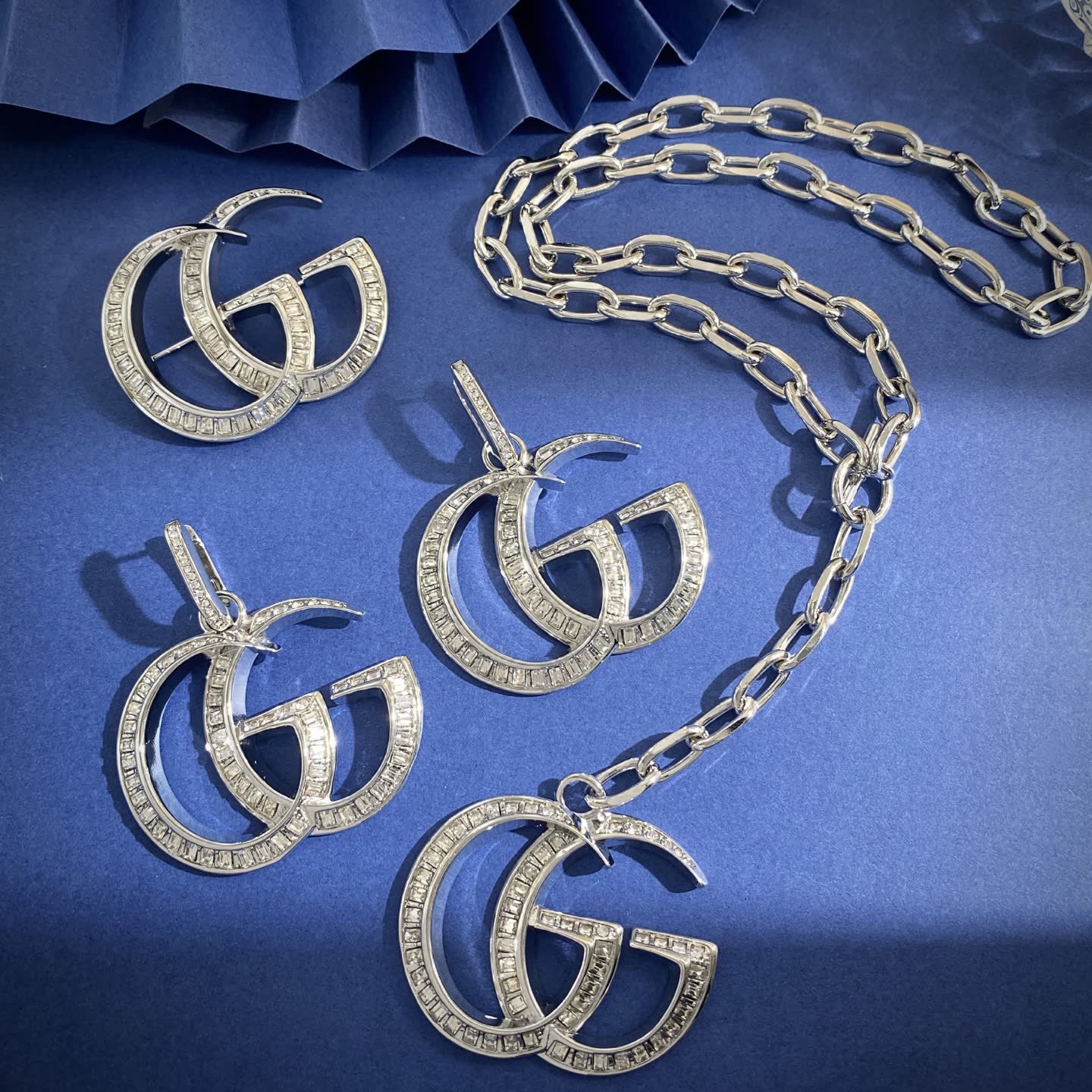 Gucci Double G Logo Earrings