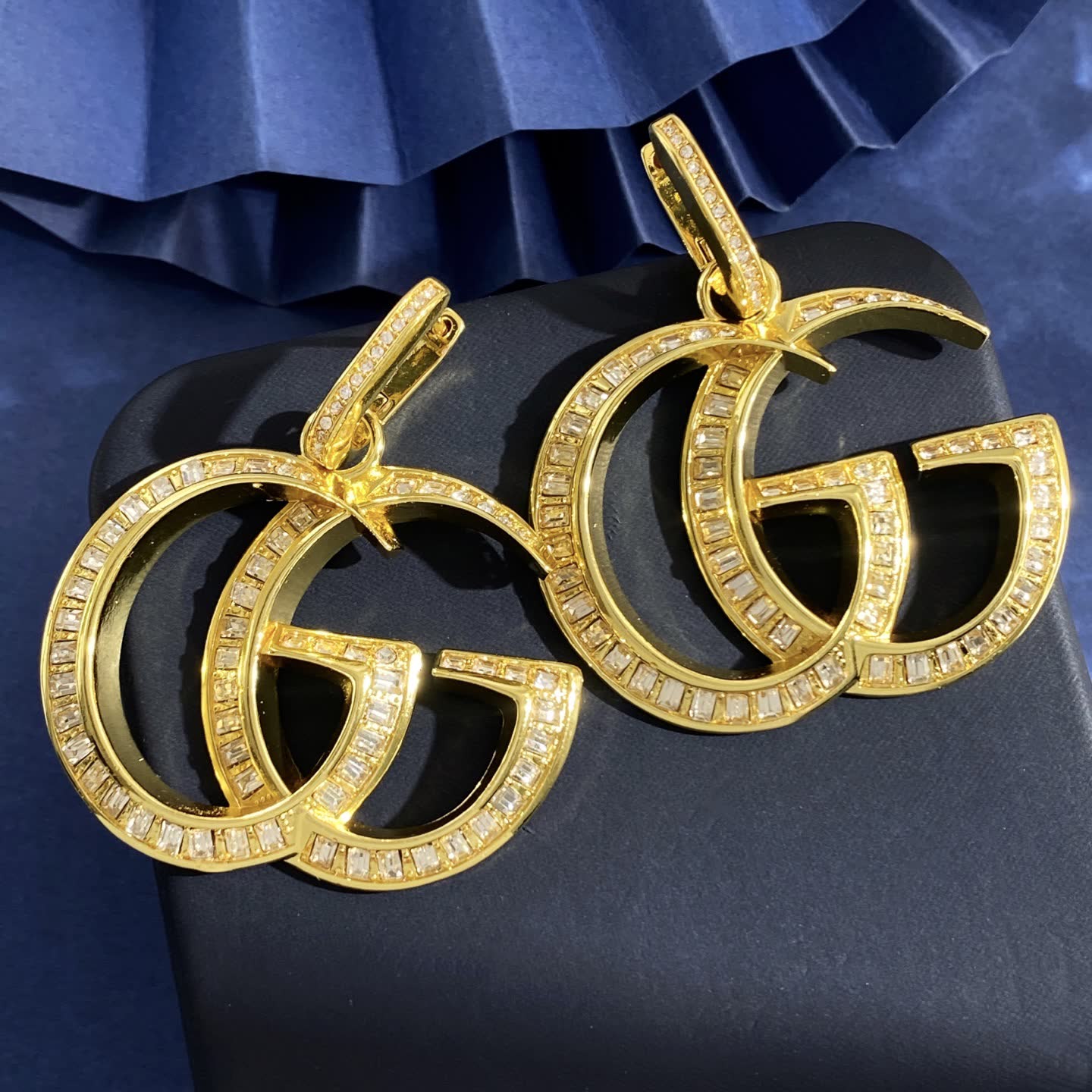 Gucci Double G Logo Earrings