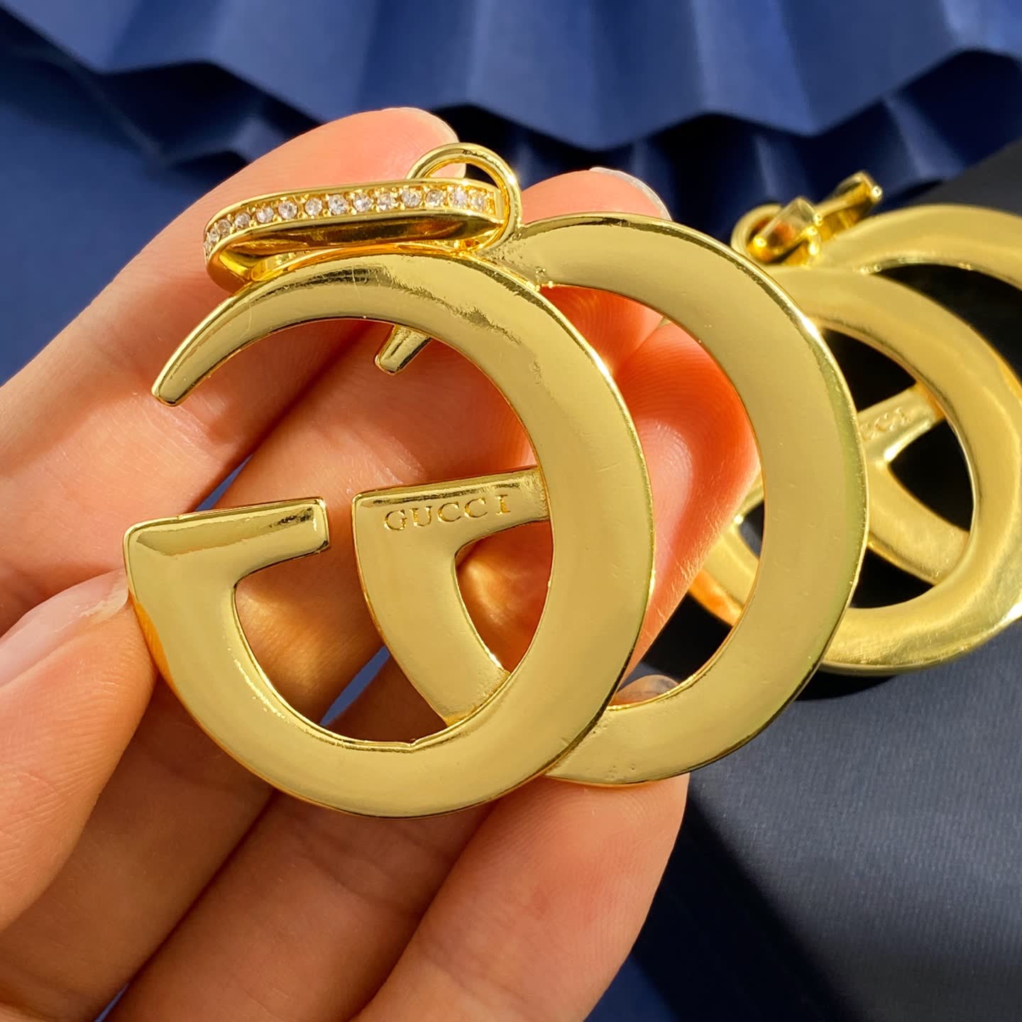 Gucci Double G Logo Earrings