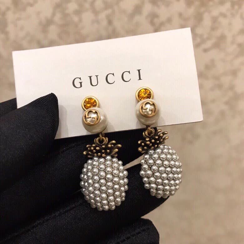 Gucci Pineapple Clip-On Earrings