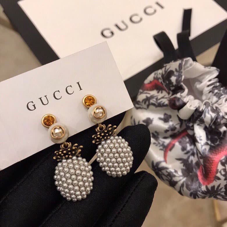 Gucci Pineapple Clip-On Earrings