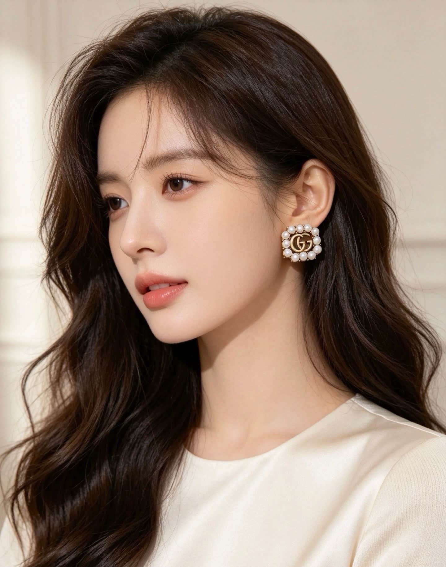 Gucci Pearl Stud Earrings