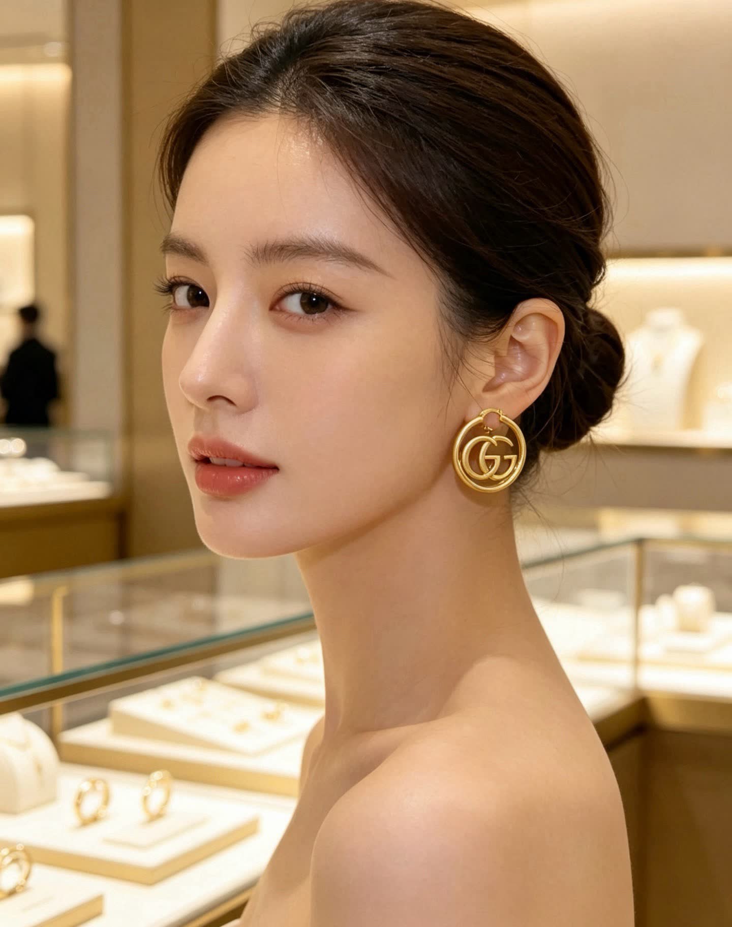 Gucci Gold Hoop Earrings