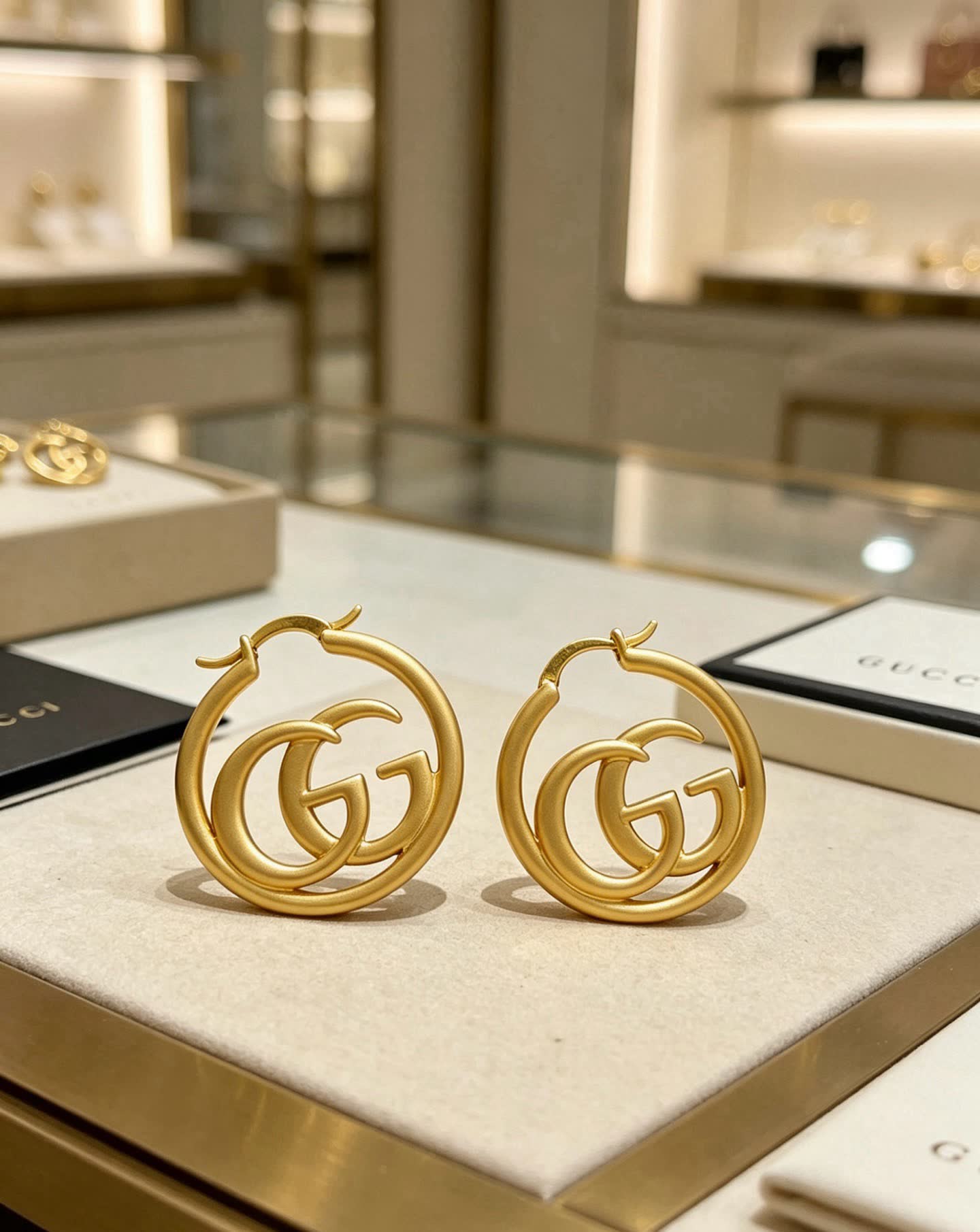 Gucci Gold Hoop Earrings