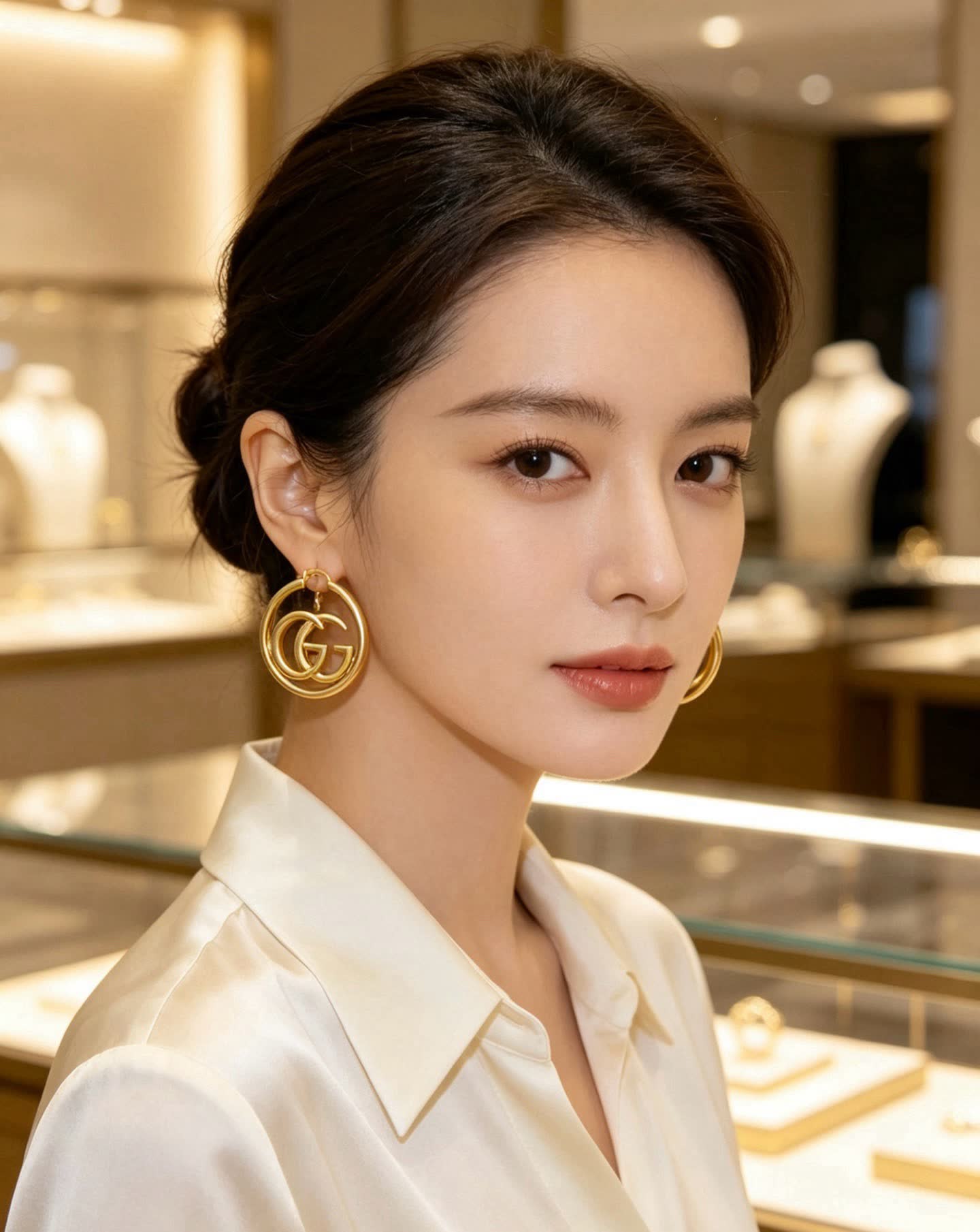 Gucci Gold Hoop Earrings