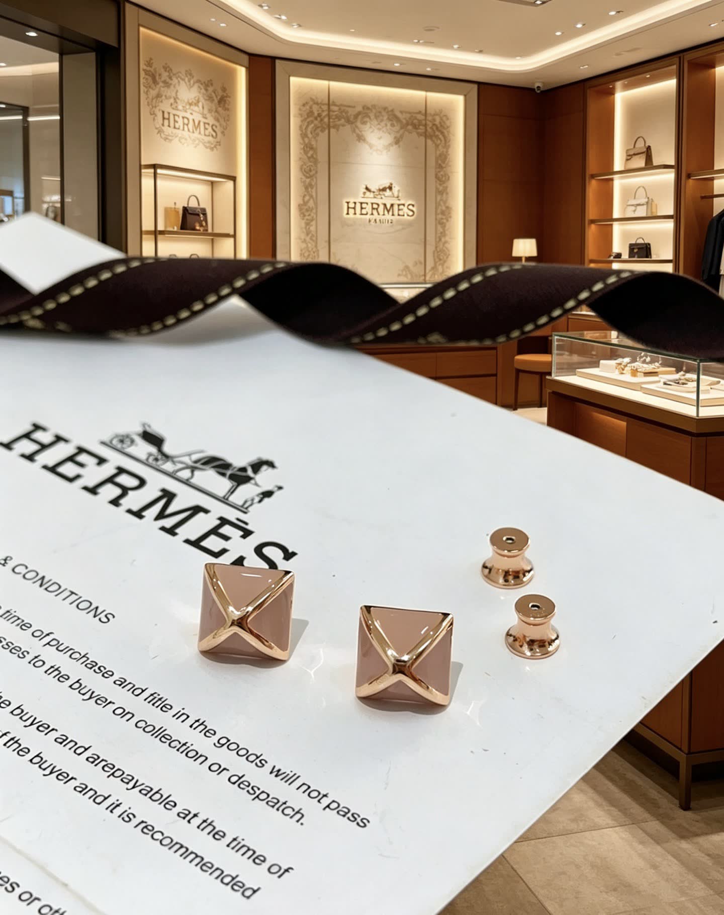 Hermes Hermès Paris Earrings