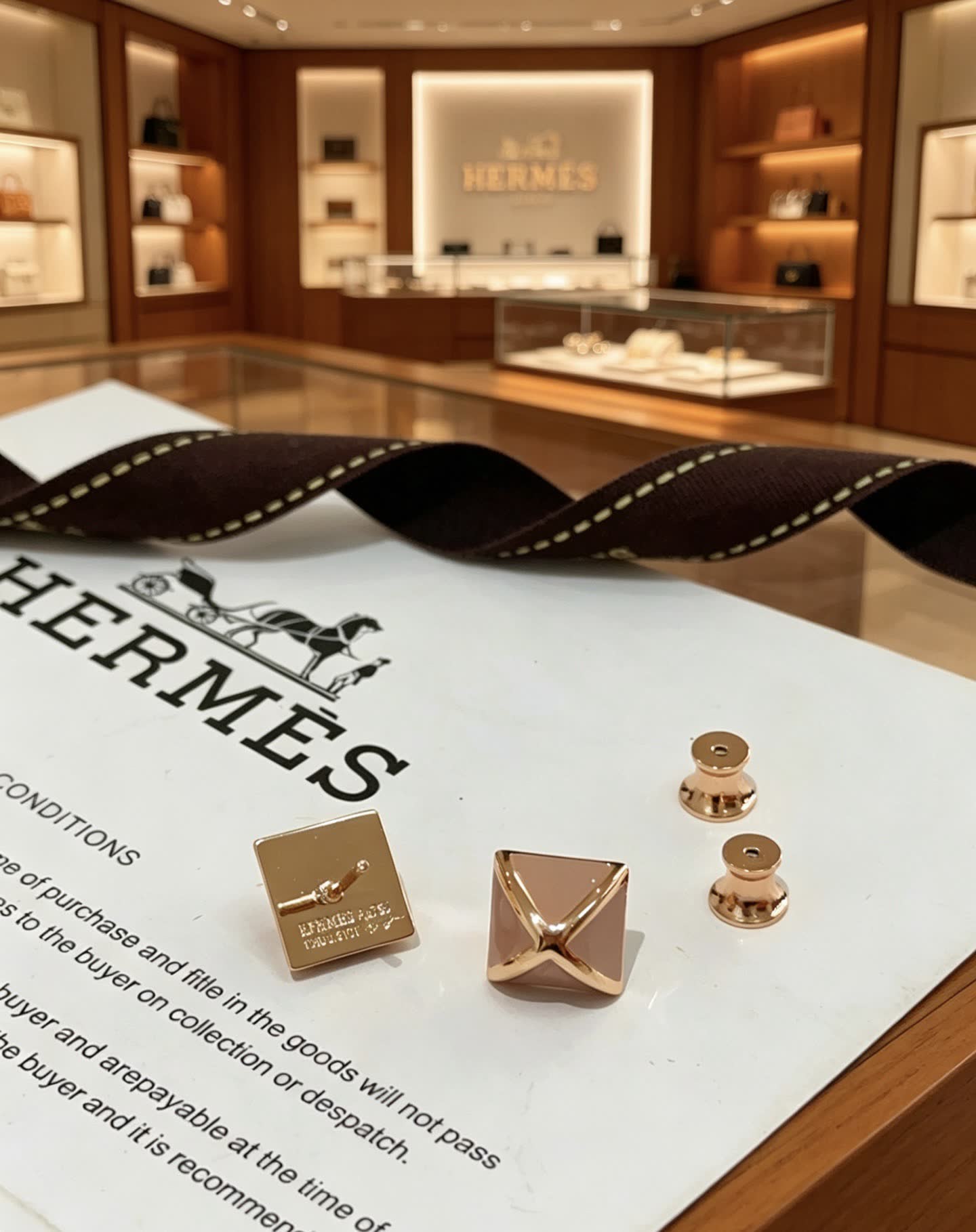 Hermes Hermès Paris Earrings