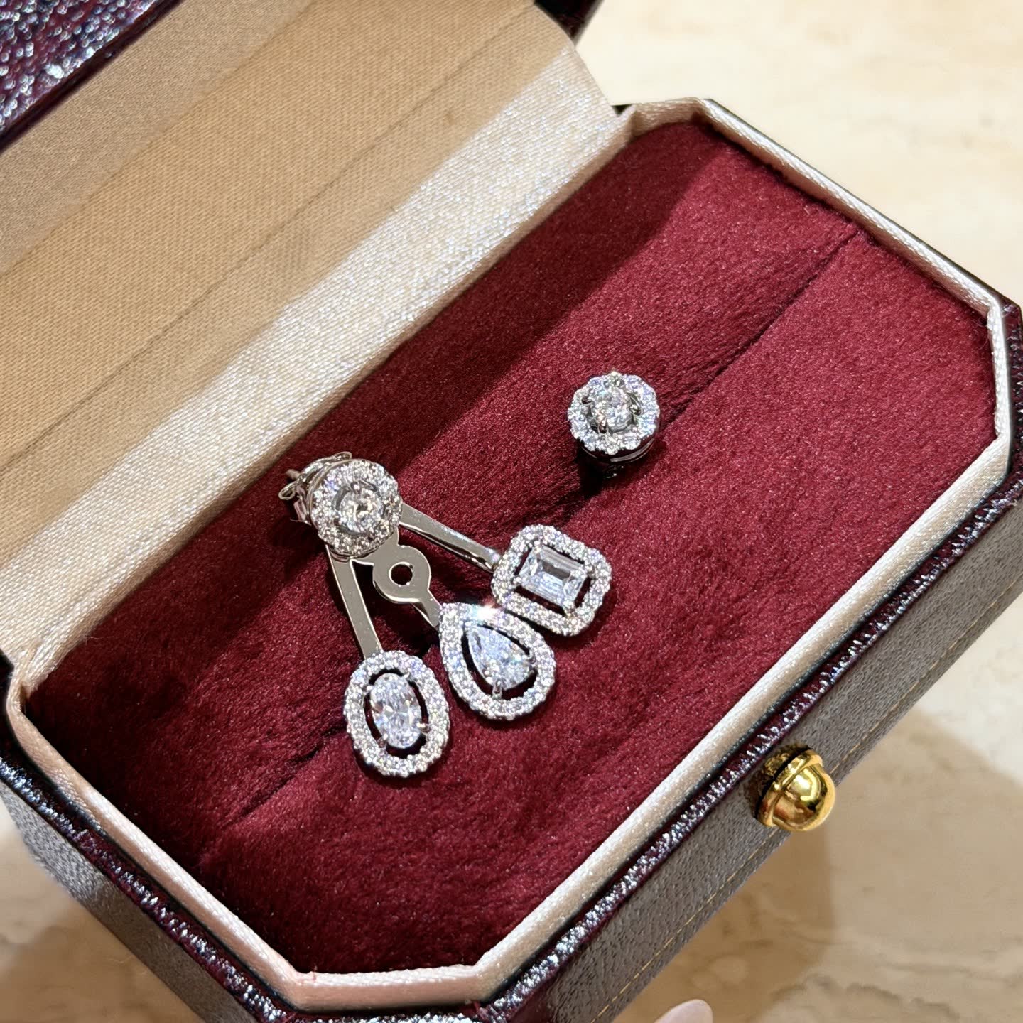 Messika Elegant Diamond Earrings Set
