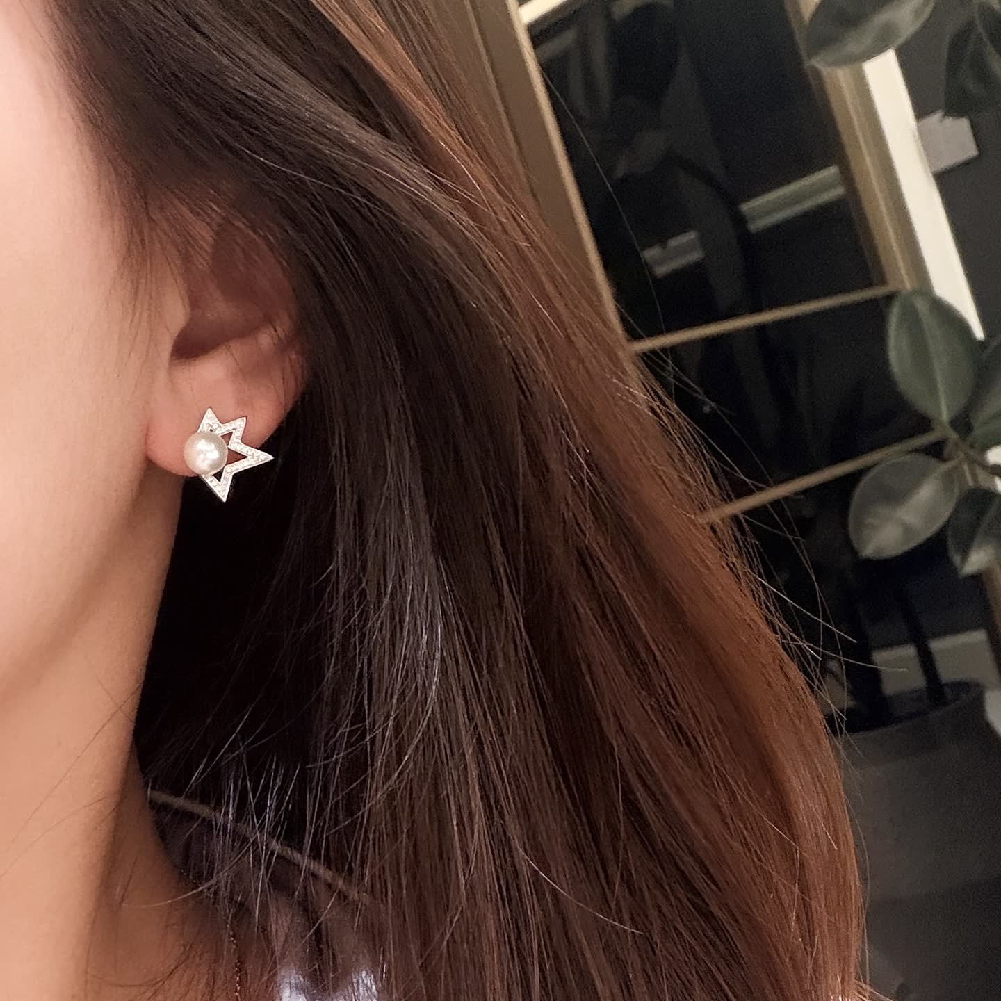 Mikimoto Star-shaped Pearl Stud Earrings